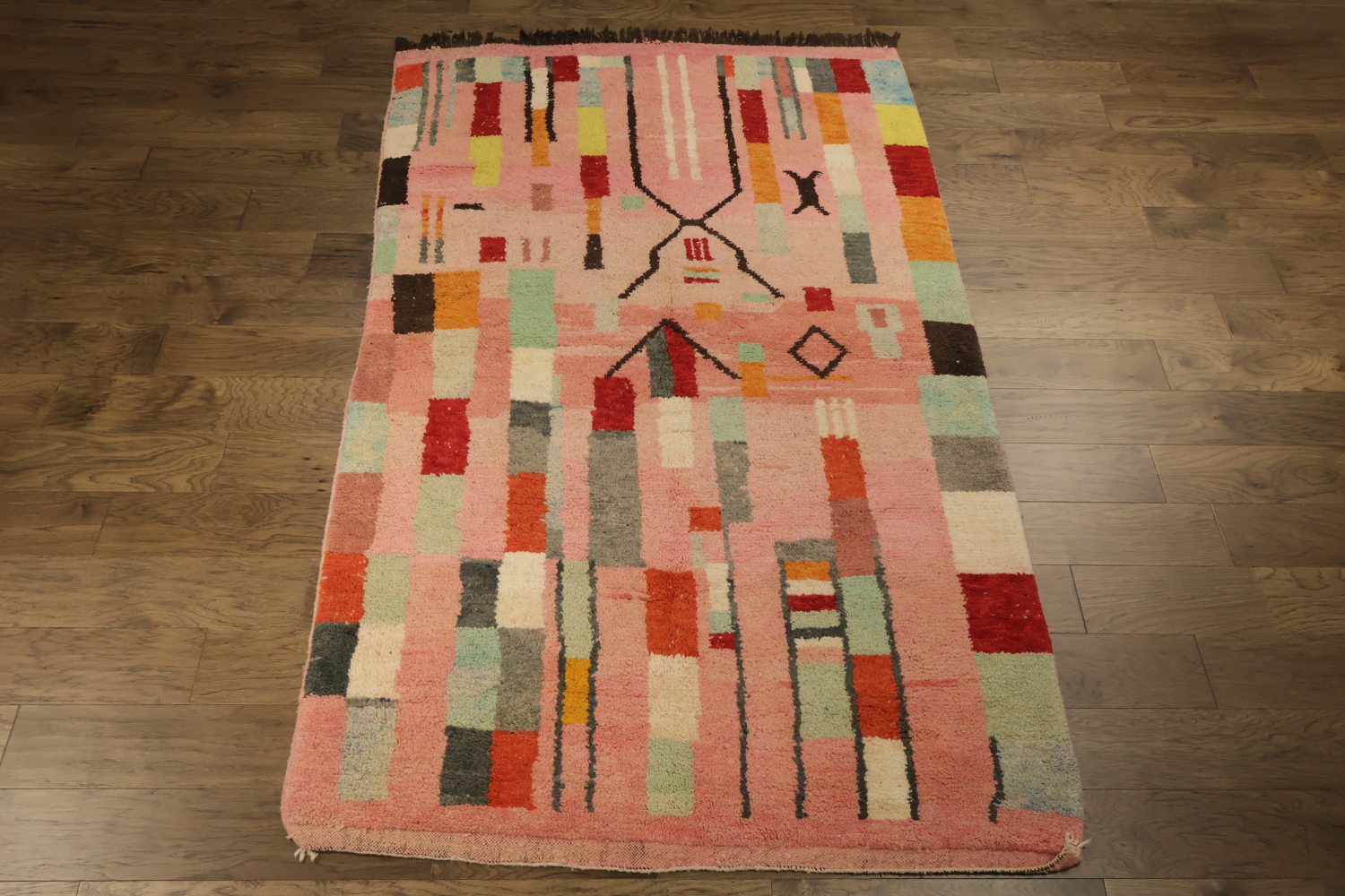 Tribal Moroccan Oriental Area Rug 5x8