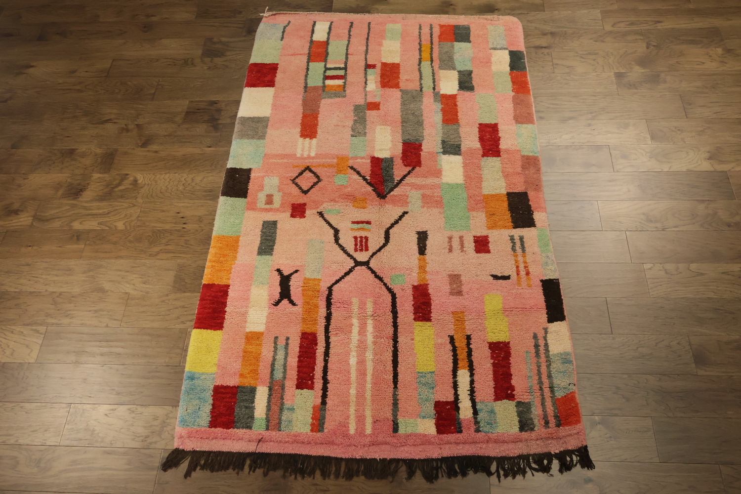 Tribal Moroccan Oriental Area Rug 5x8