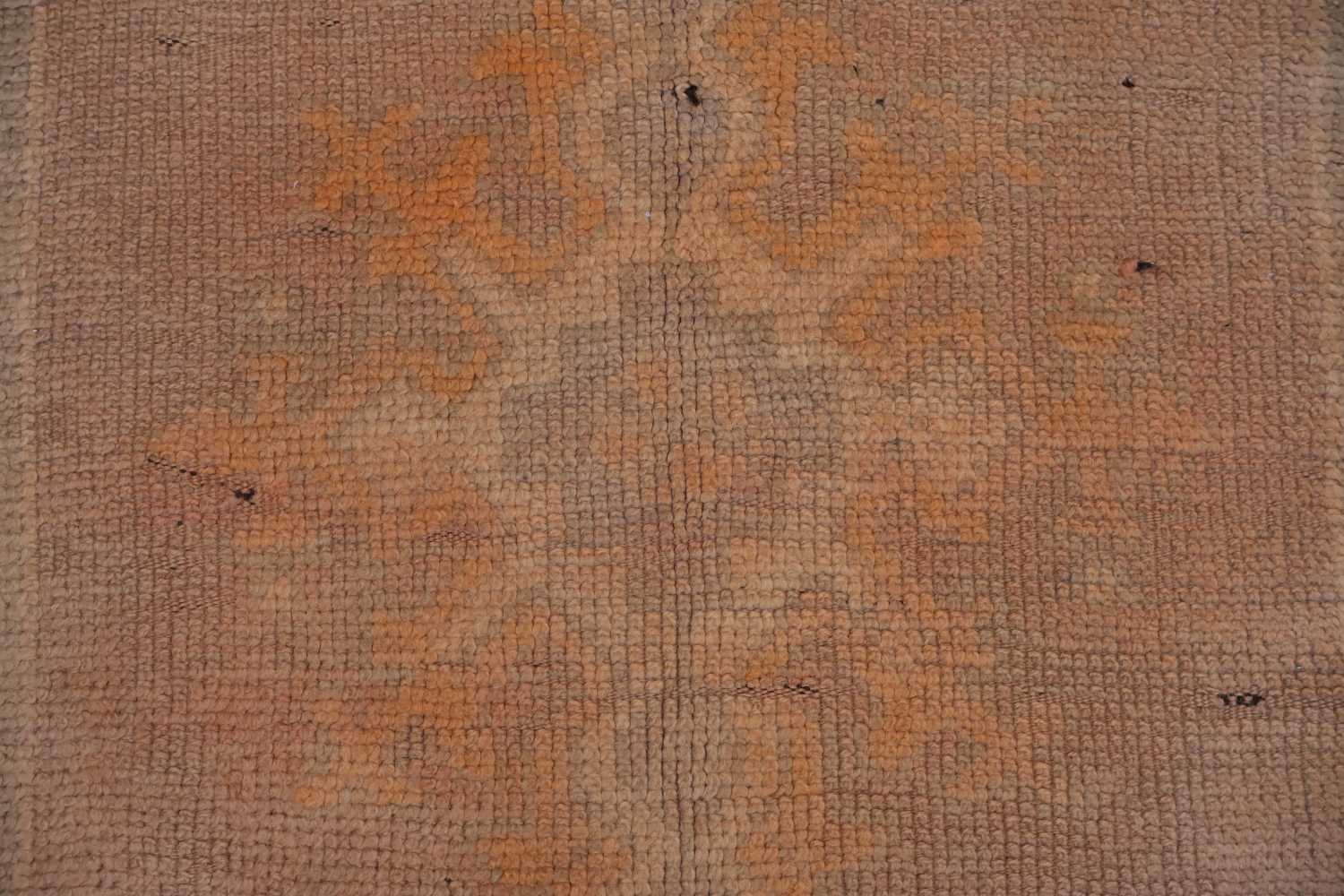 Antique Faded Moroccan Peach Runner Rug for Hallways or Entrances 4x13
