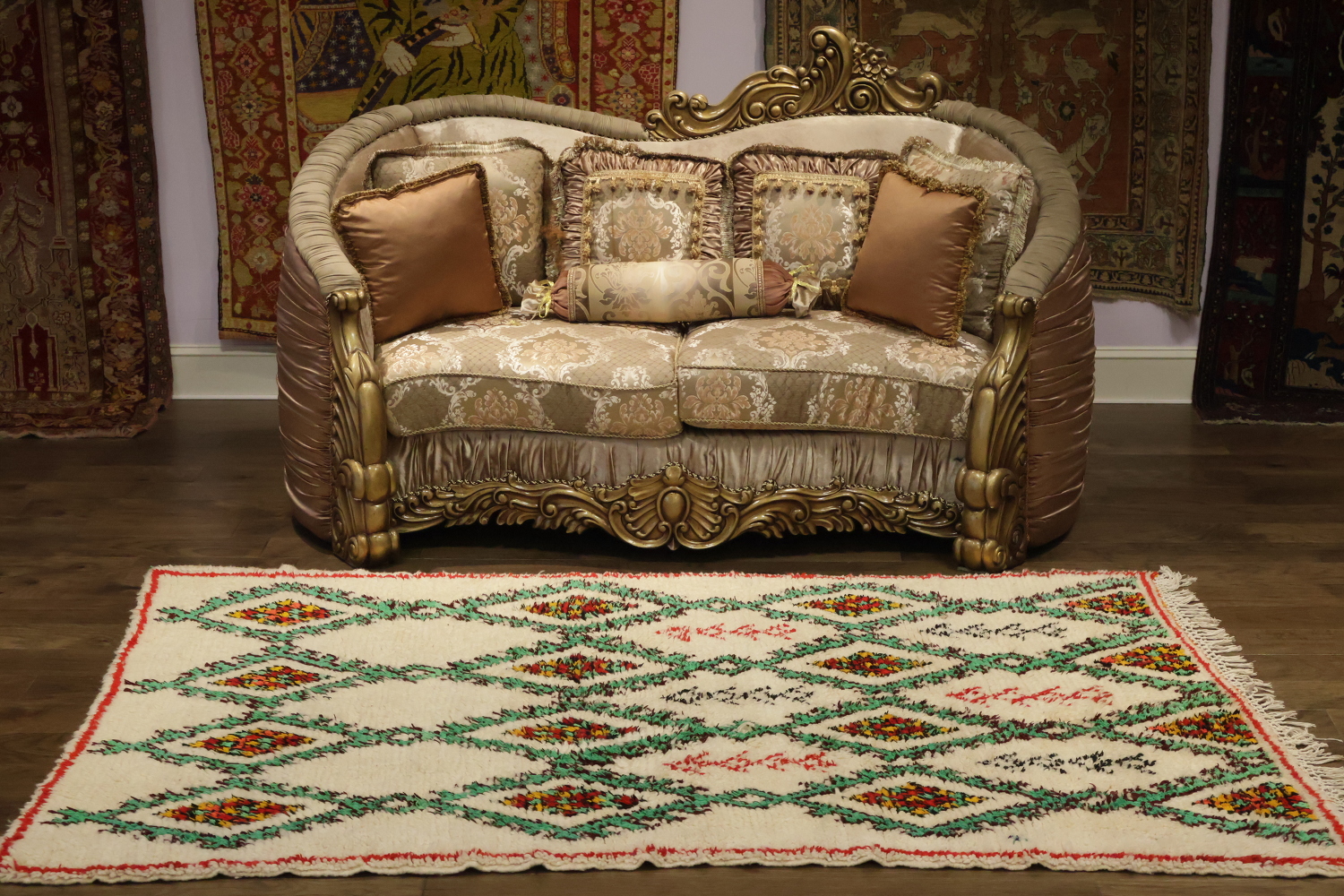 Tribal Geometric Moroccan Oriental Area Rug 5x8