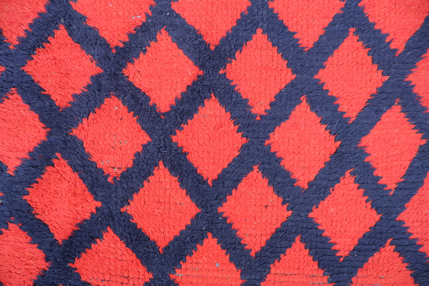 Checkered Tribal Moroccan Oriental Area Rug 3x6