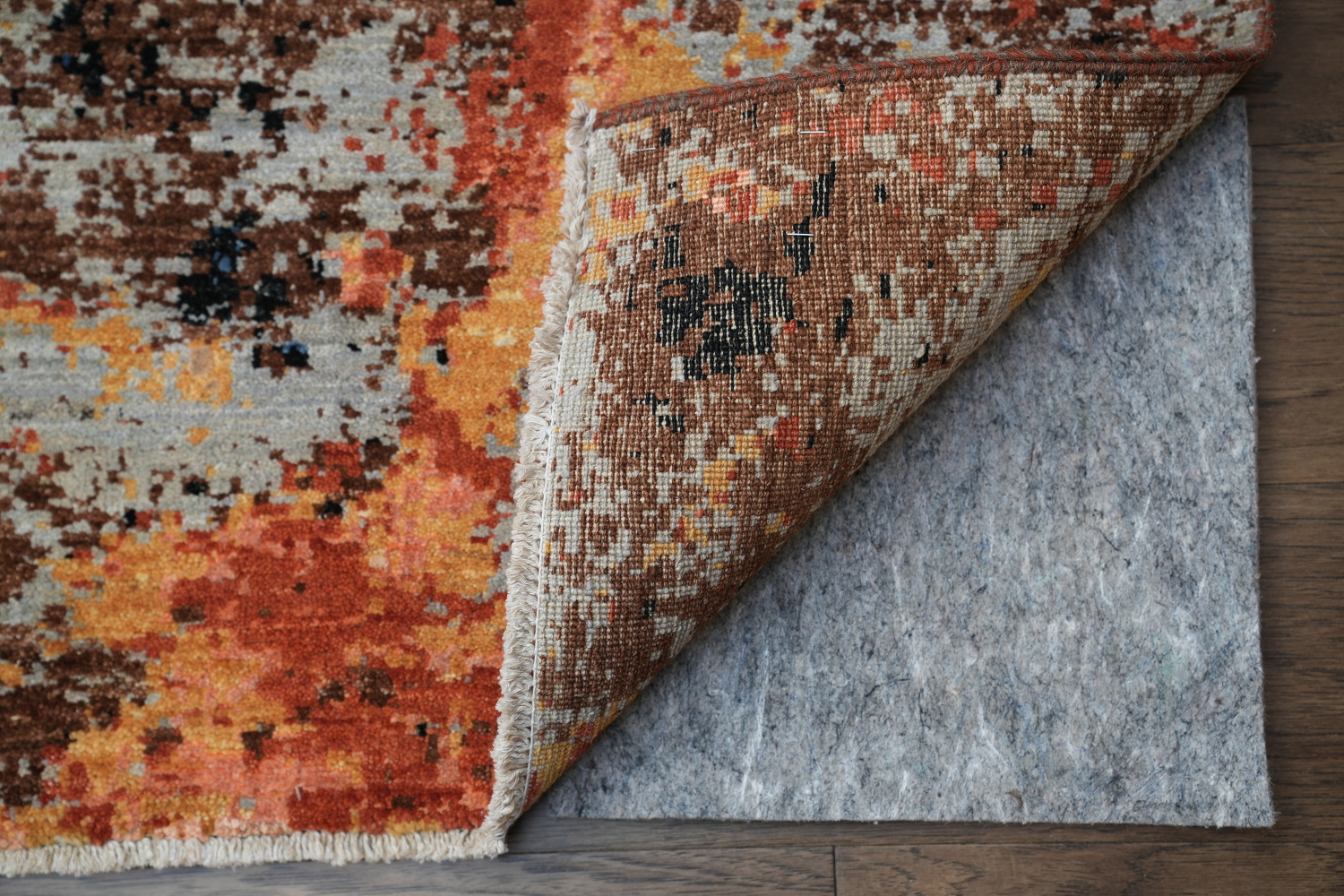 Vegetable Dye Contemporary Abstract Oriental Area Rug 6x9