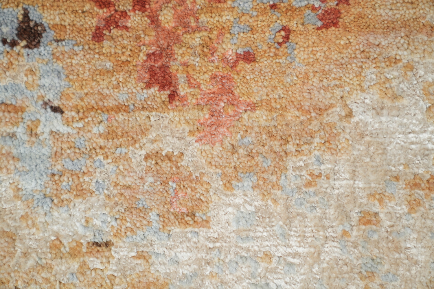Vegetable Dye Contemporary Abstract Oriental Area Rug 6x9