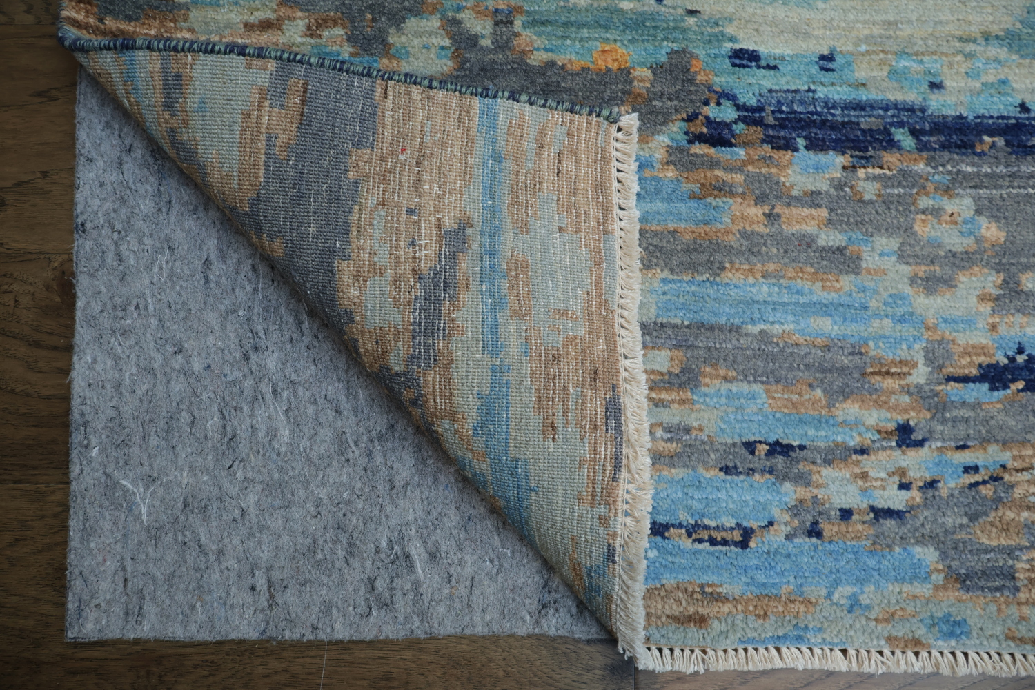 Vegetable Dye Contemporary Abstract Oriental Area Rug 6x9