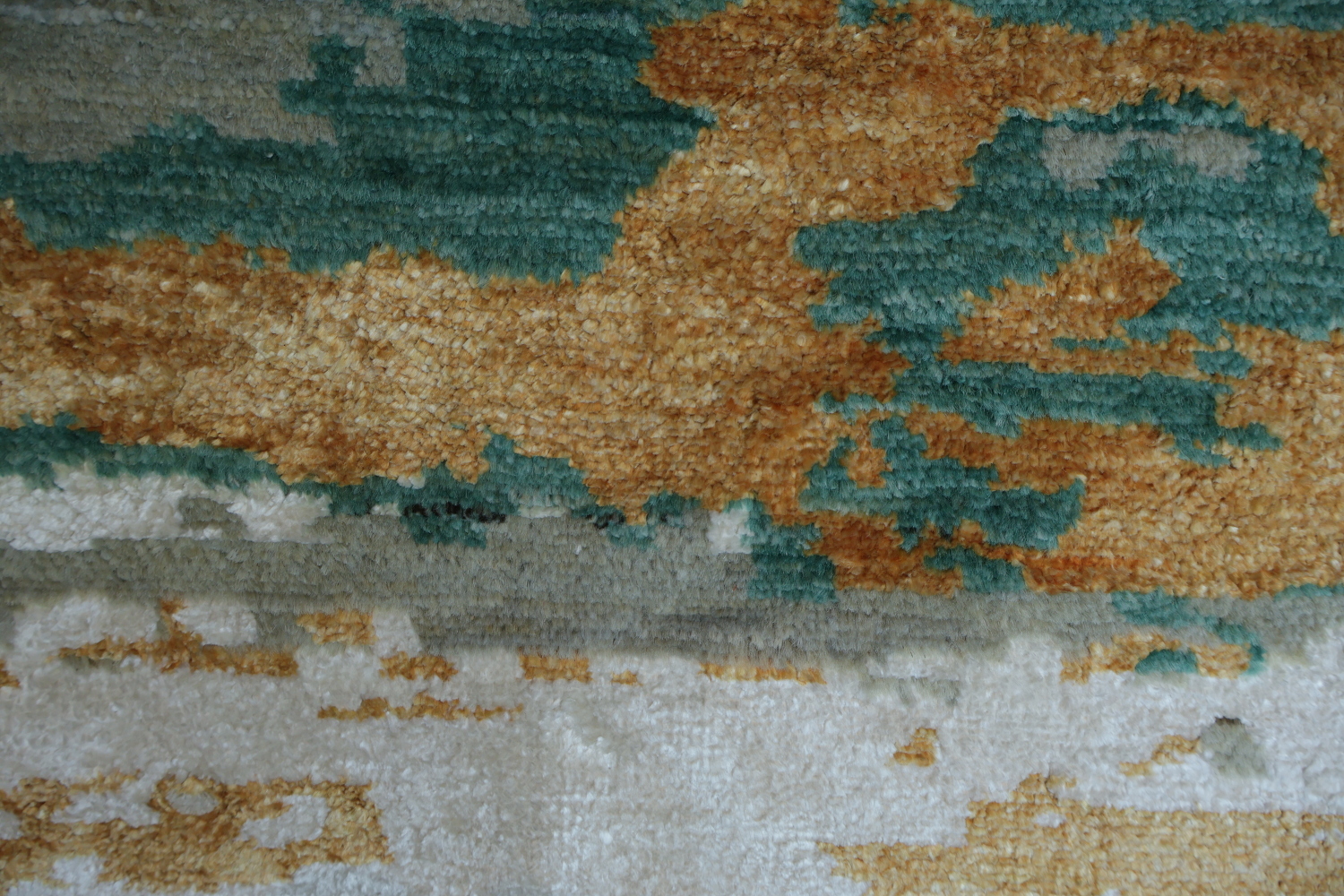 Vegetable Dye Contemporary Abstract Oriental Area Rug 6x9