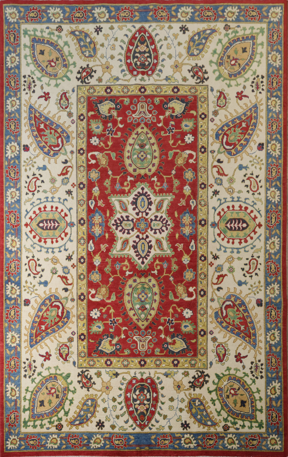 Floral Kazak Oriental Area Rug 6x9