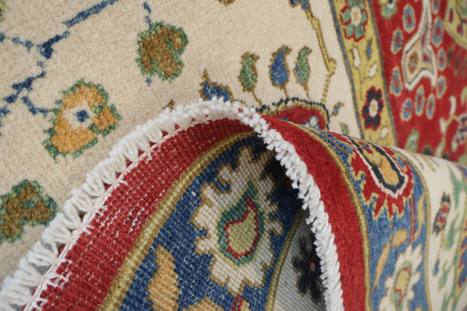 Floral Kazak Oriental Area Rug 6x9