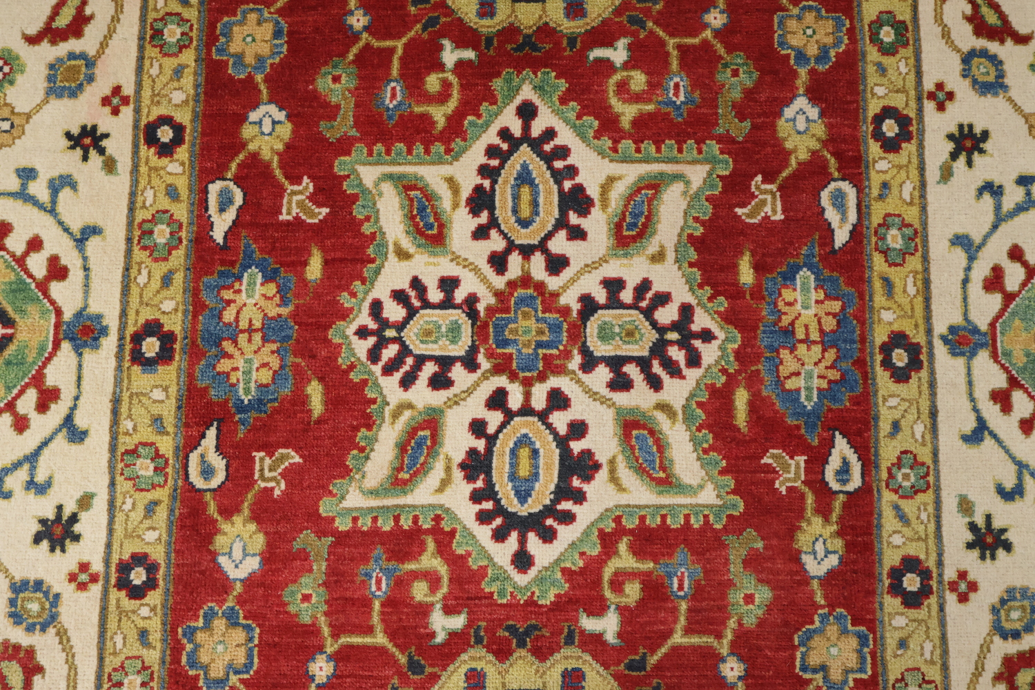 Floral Kazak Oriental Area Rug 6x9