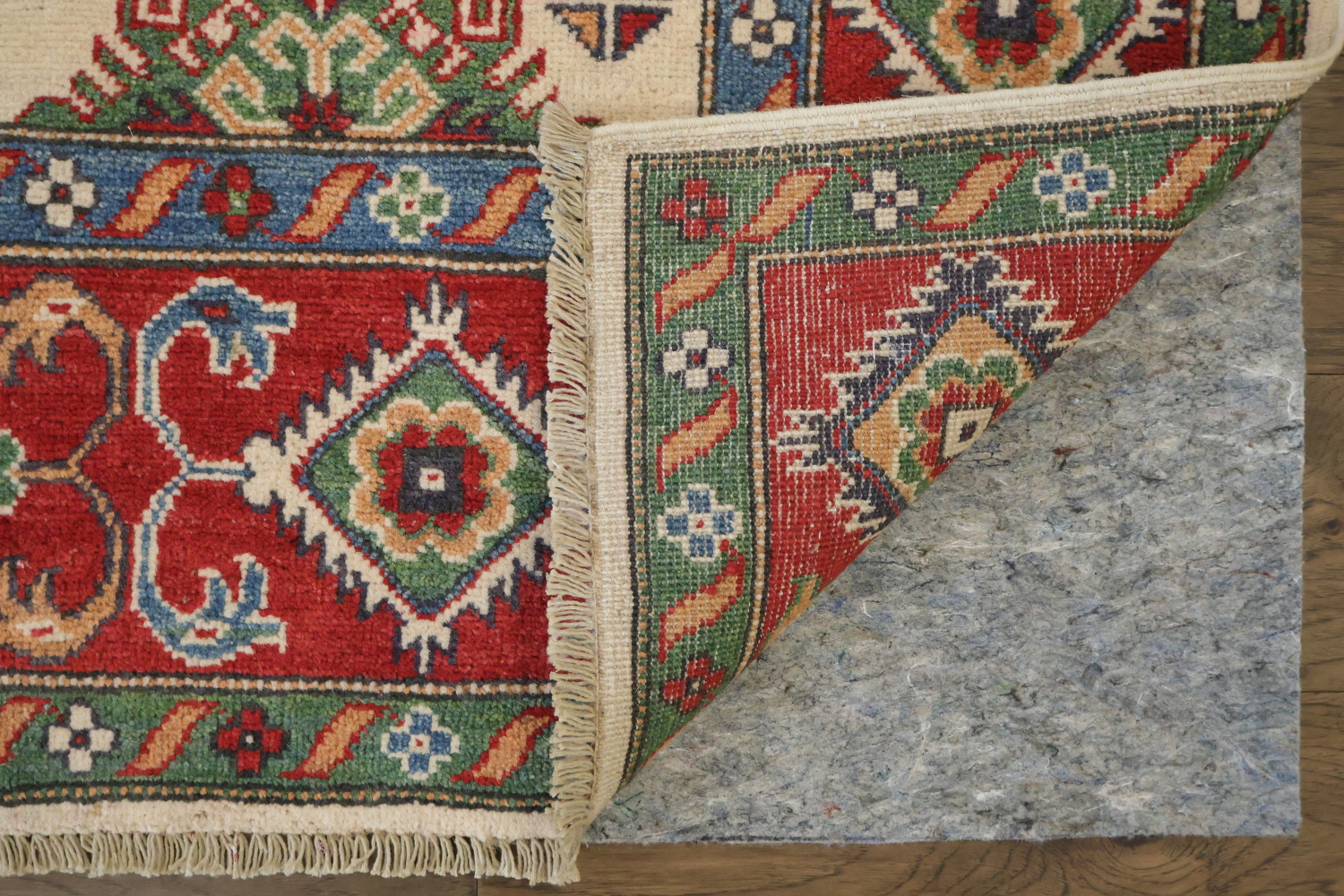 Geometric Kazak Oriental Area Rug 7x10