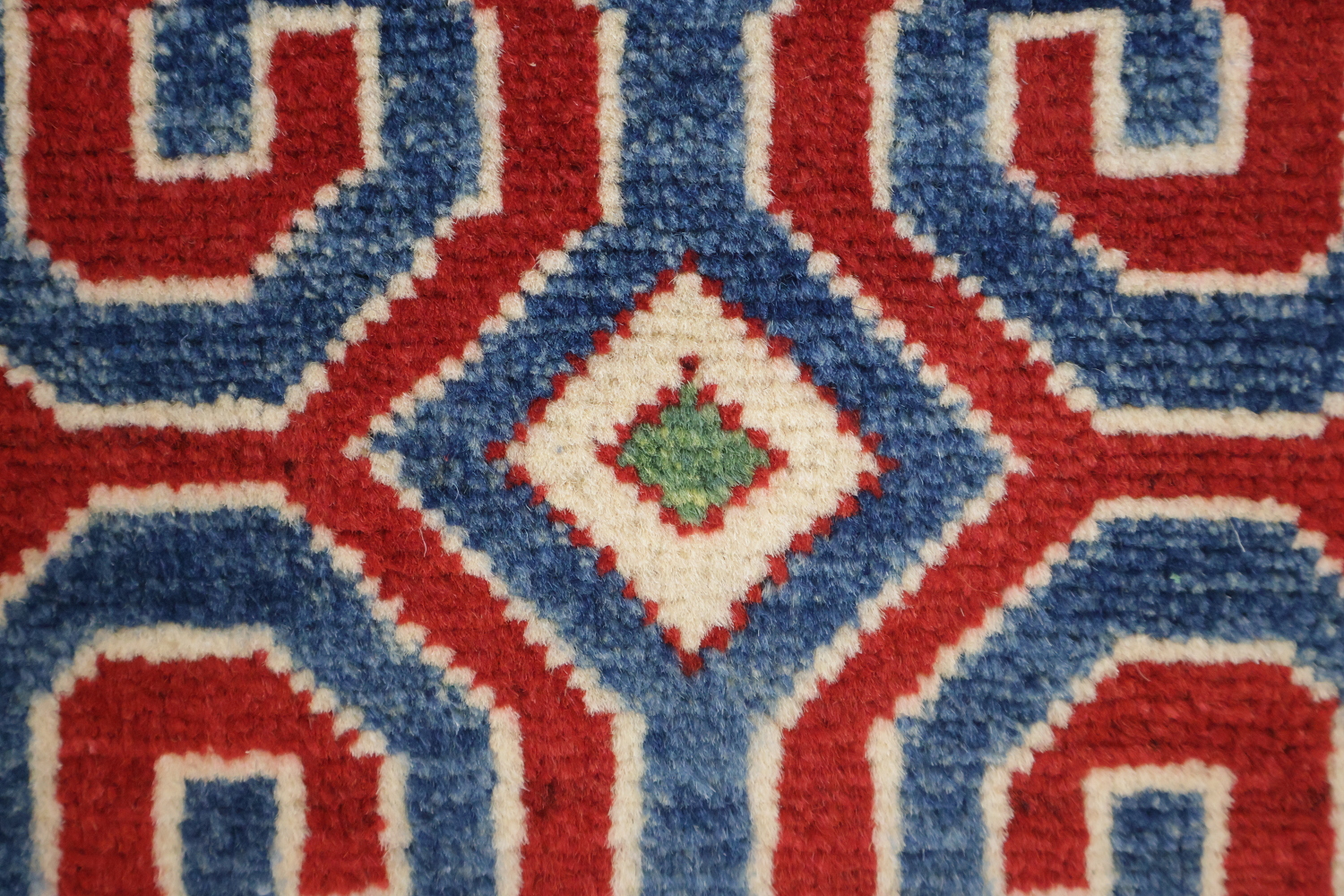 Geometric Kazak Oriental Area Rug 7x10
