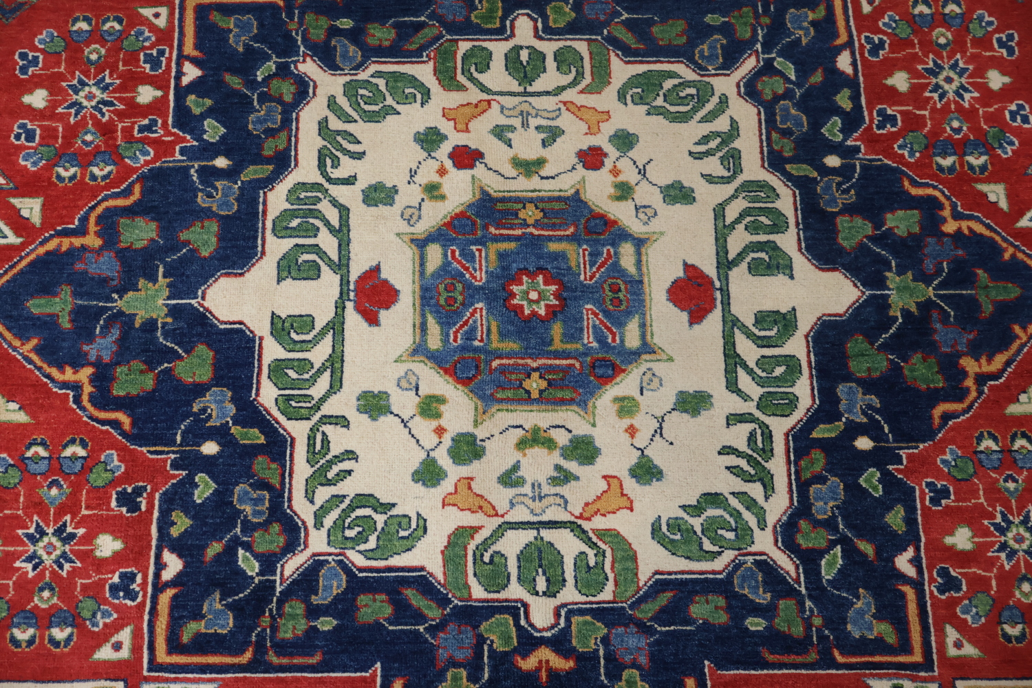 Geometric Kazak Oriental Area Rug 7x10