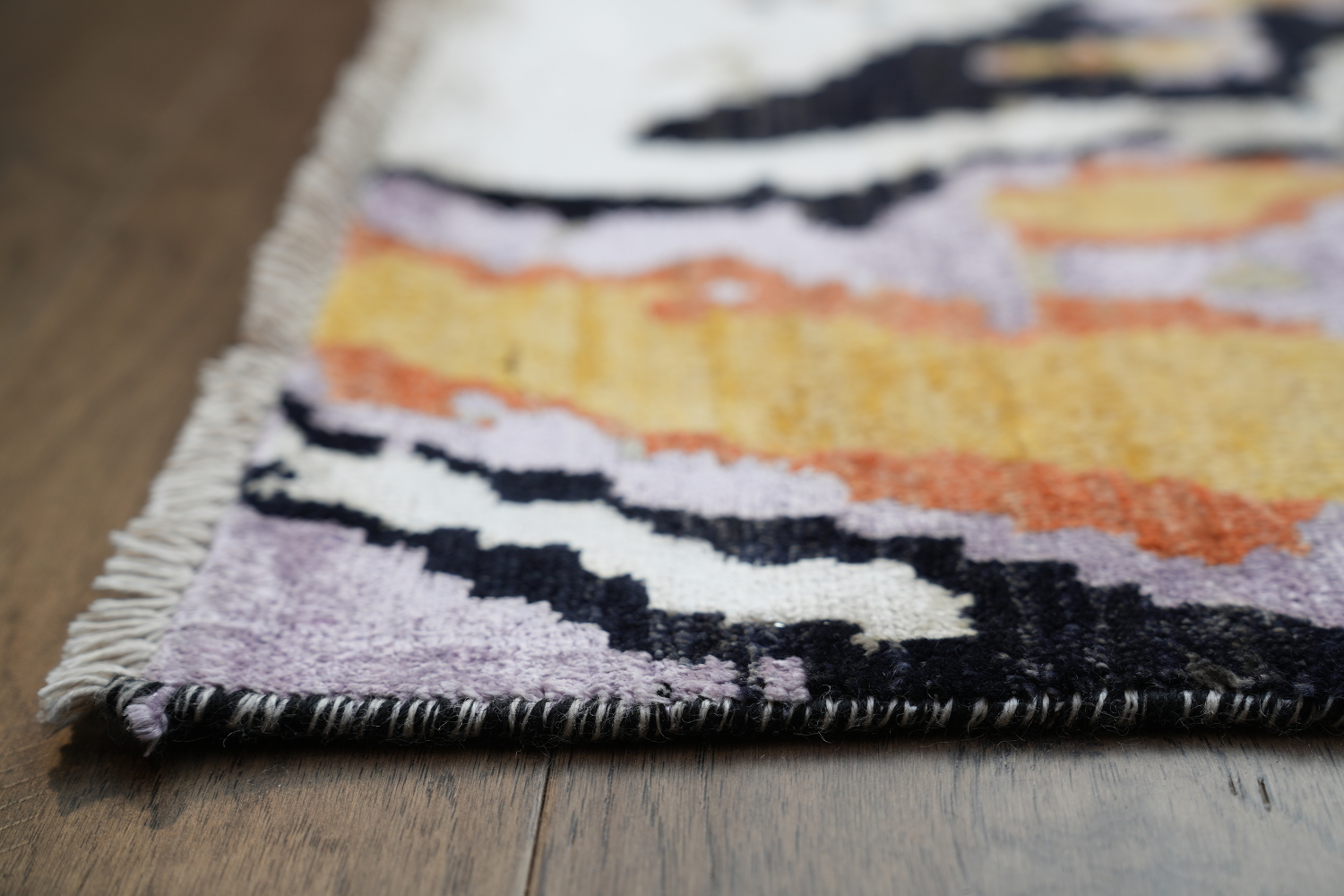 Vegetable Dye Contemporary Abstract Oriental Area Rug 6x10