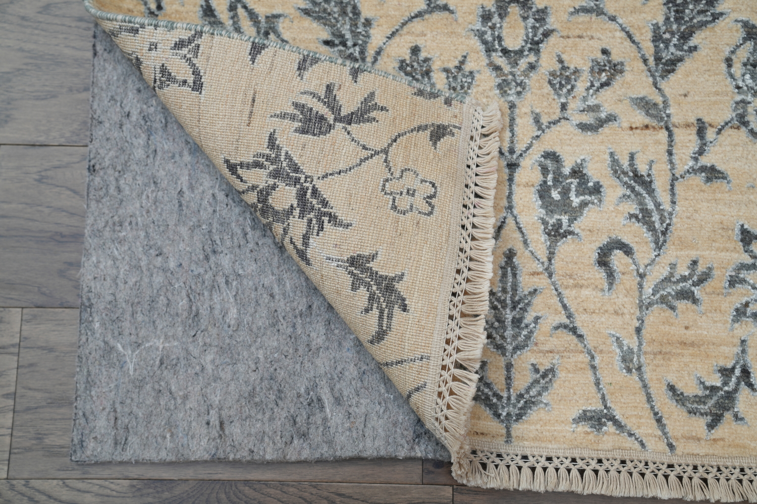 Vegetable Dye All-Over Floral Versace Oriental Area Rug 6x9
