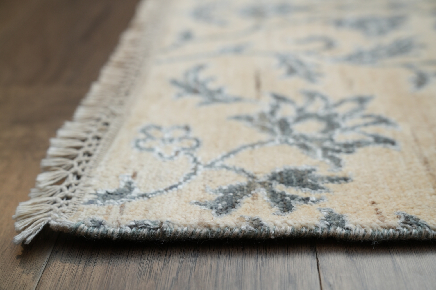 Vegetable Dye All-Over Floral Versace Oriental Area Rug 6x9