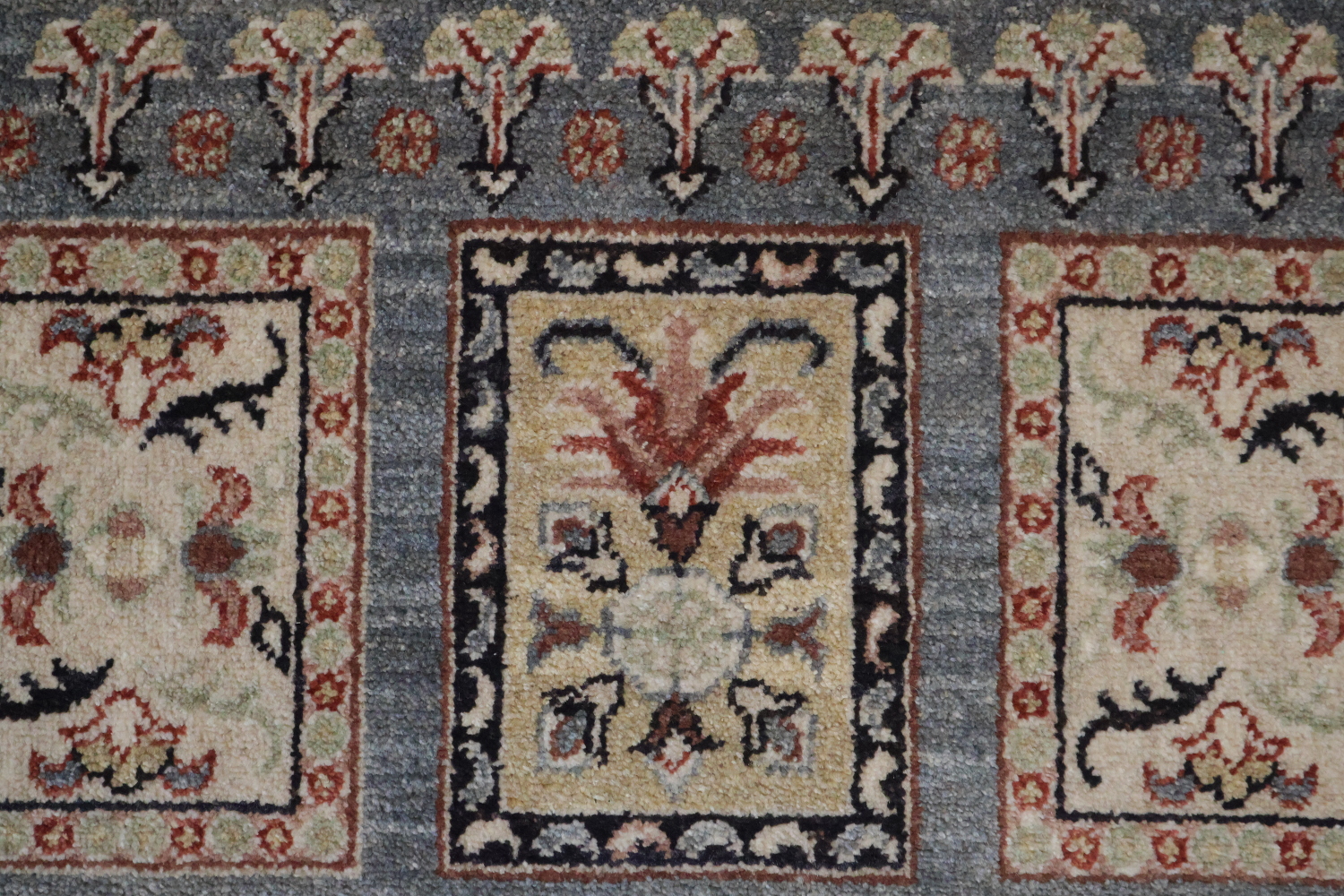Garden Design Kazak Oriental Runner Rug 3x11
