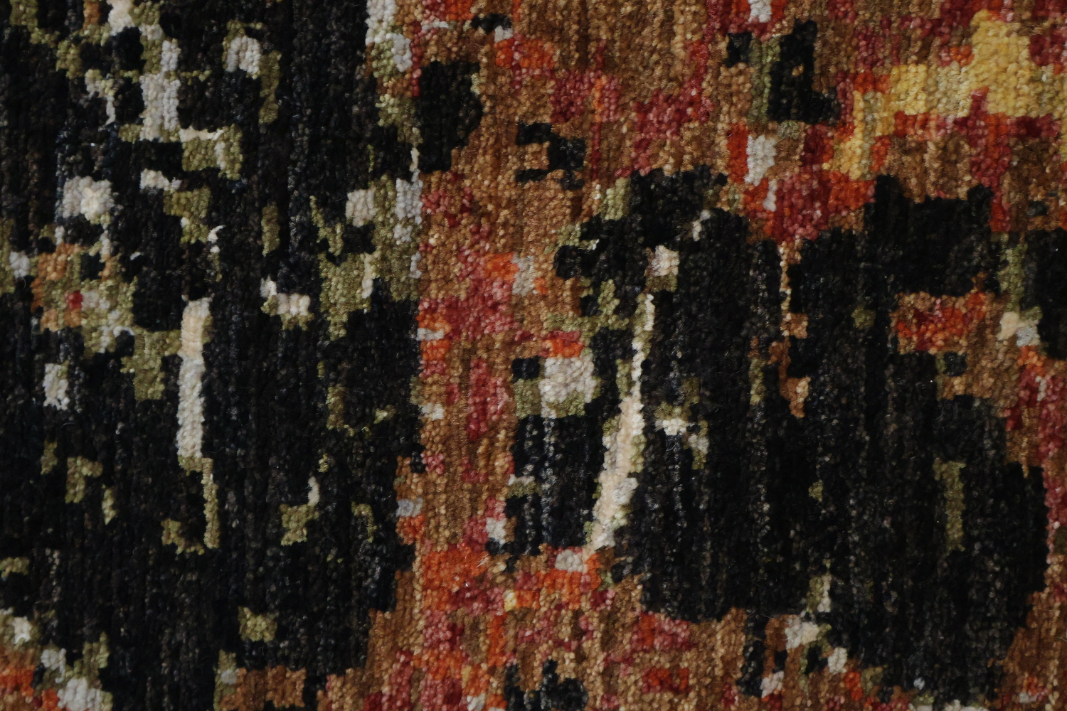 Artistic Modern Abstract Oriental Runner Rug 3x10