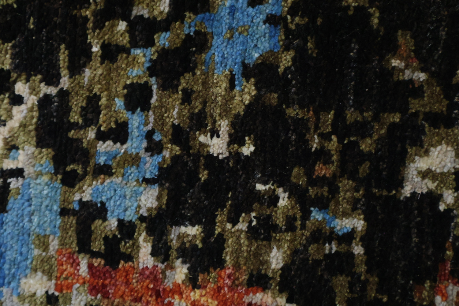 Artistic Modern Abstract Oriental Runner Rug 3x10