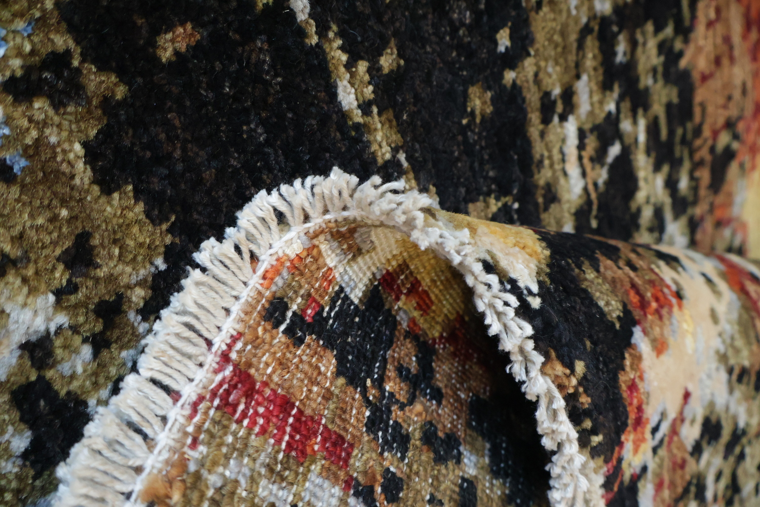 Artistic Modern Abstract Oriental Runner Rug 3x10