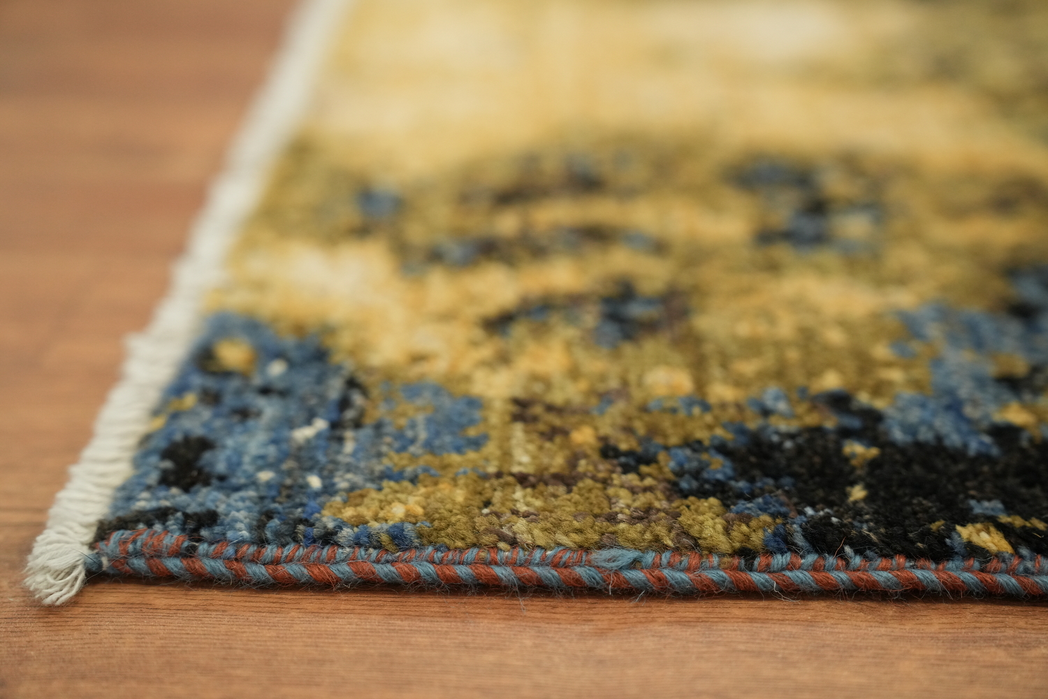 Vegetable Dye Modern Abstract Oriental Area Rug 4x7