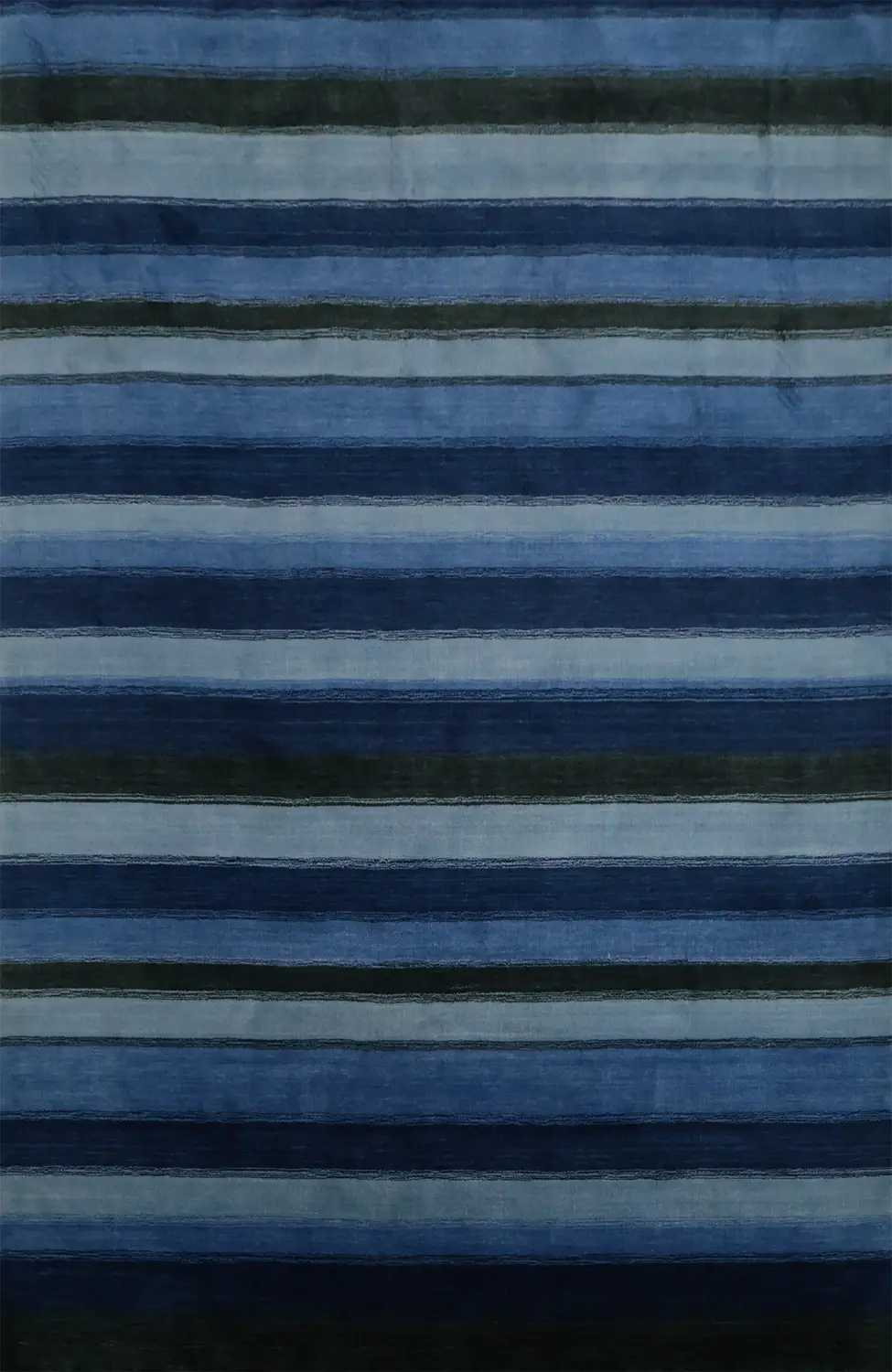 Sophisticated Striped Blue Rug for a Contemporary Look 7x10