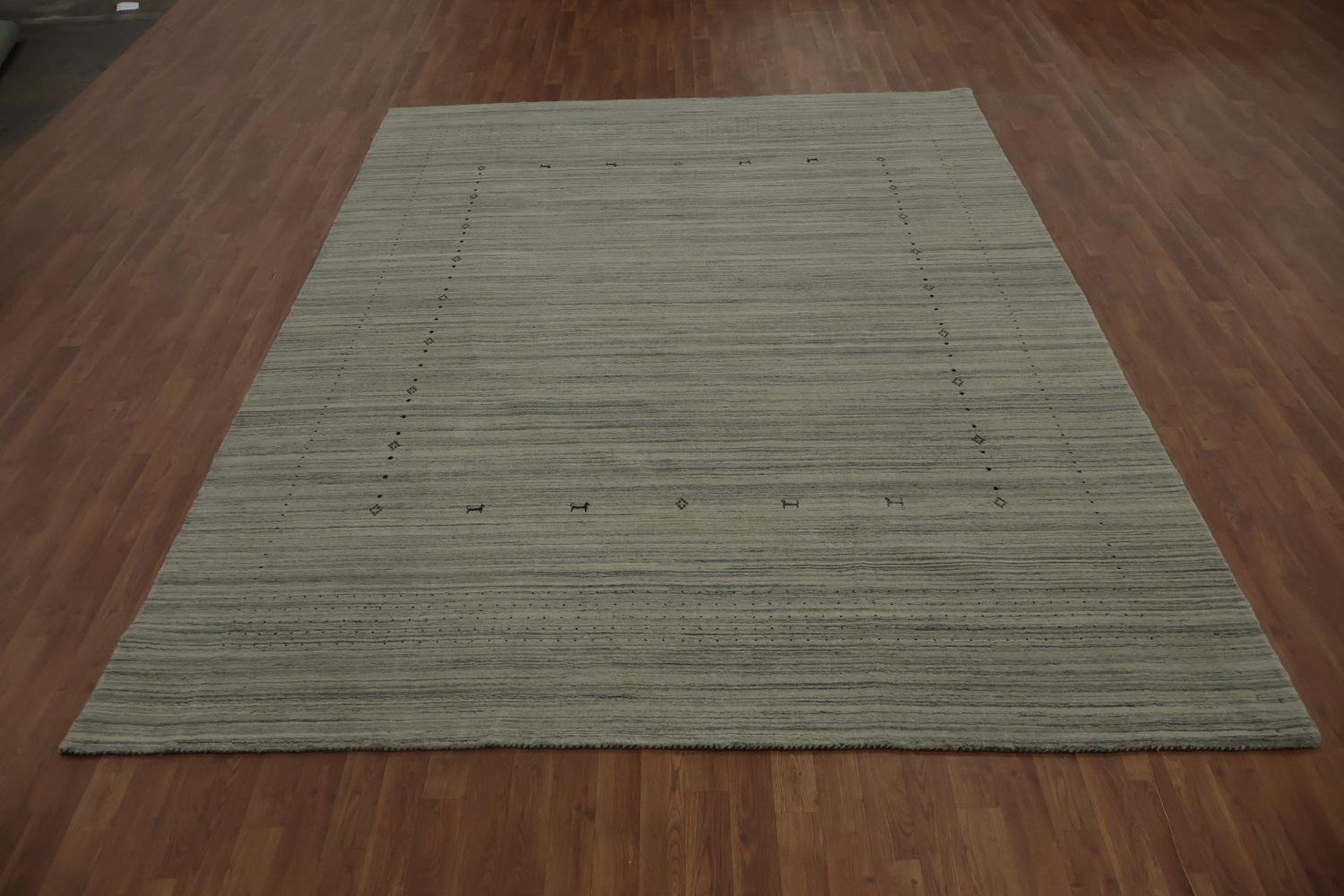 Tribal Gabbeh Area Rug 8x11 Offering Subtle Texture with Elegant Design