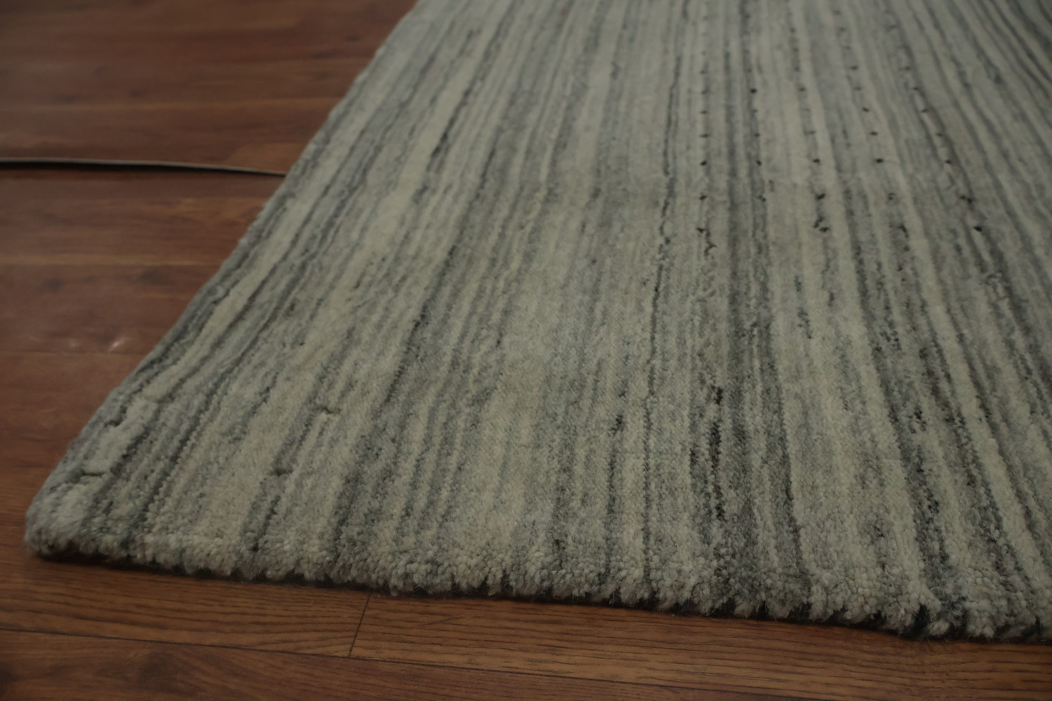 Tribal Gabbeh Area Rug 8x11 Offering Subtle Texture with Elegant Design