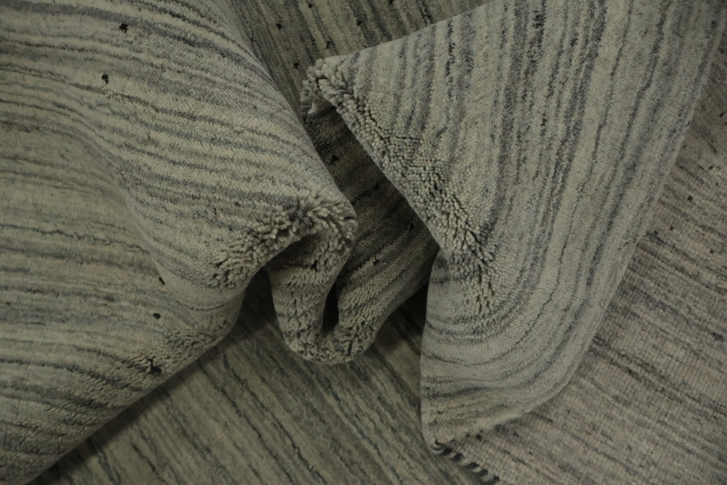 Tribal Gabbeh Area Rug 8x11 Offering Subtle Texture with Elegant Design
