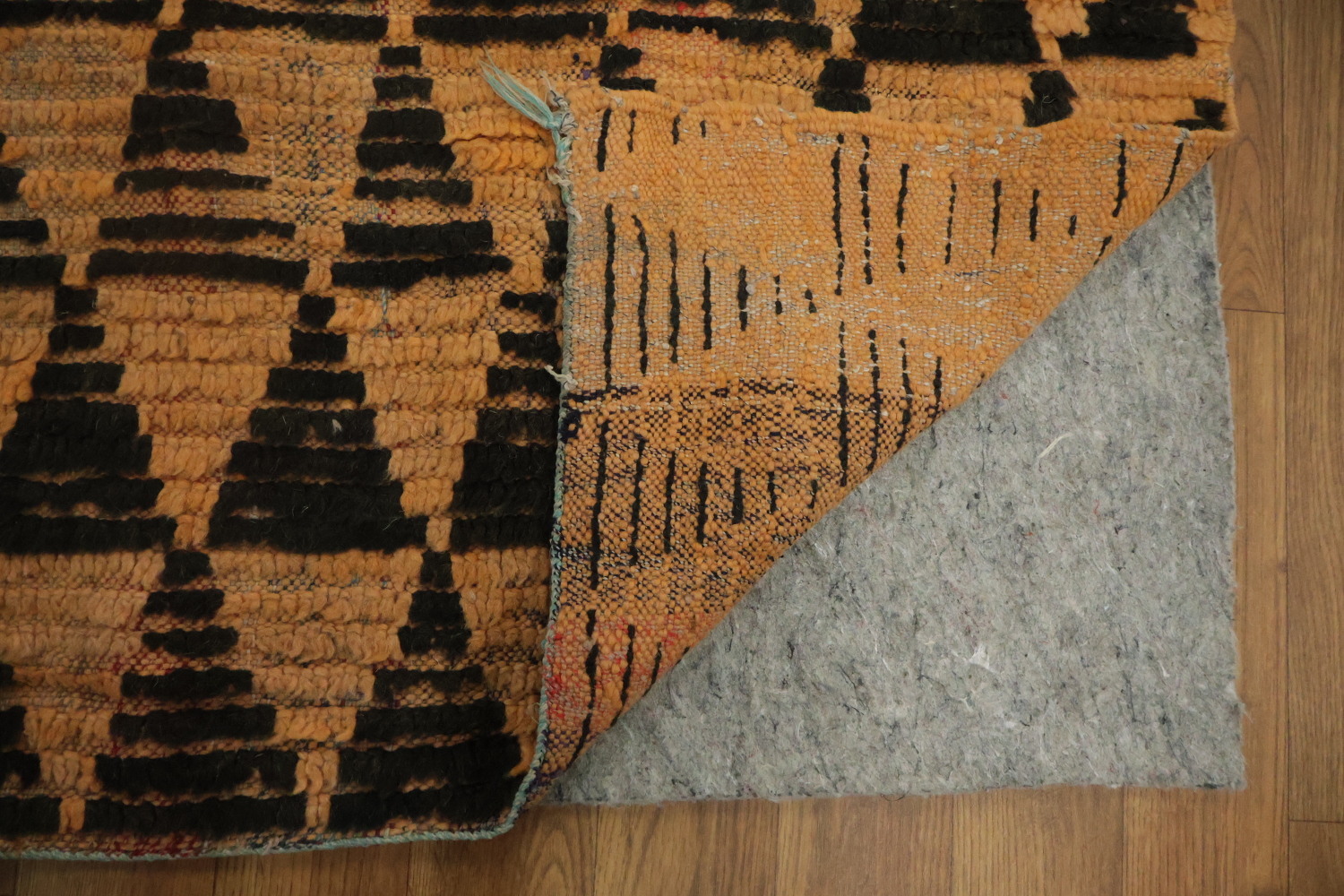 Antique Tribal Moroccan Oriental Area Rug 4x6