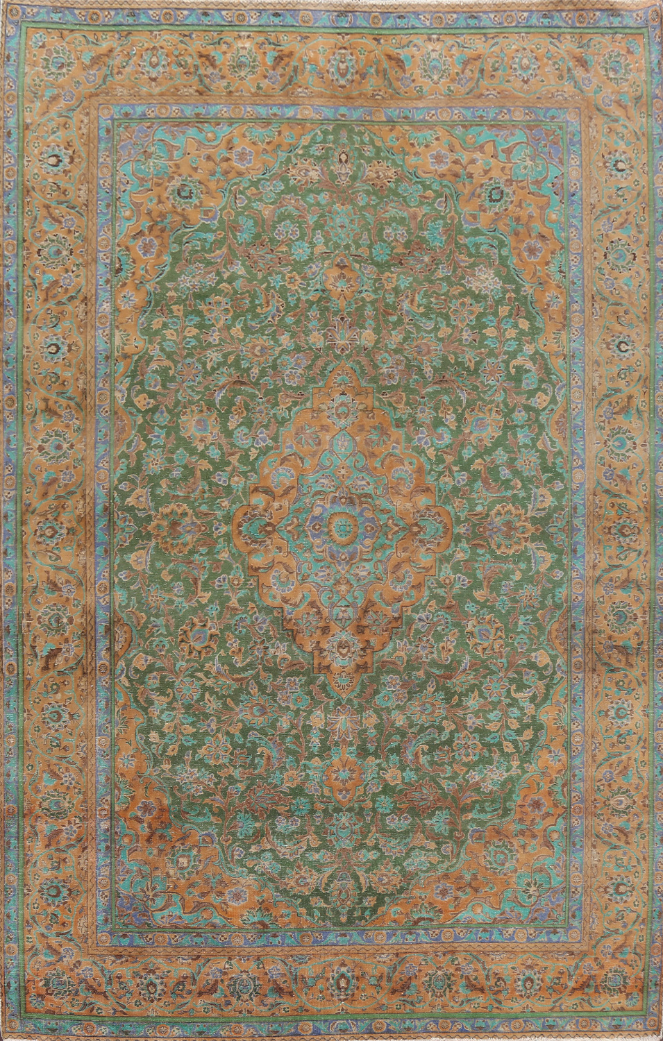Floral Kashan Persian Area Rug 8x11