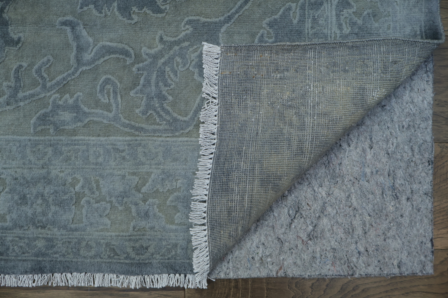 Vegetable Dye Carved Chobi Oriental Area Rug 4x6