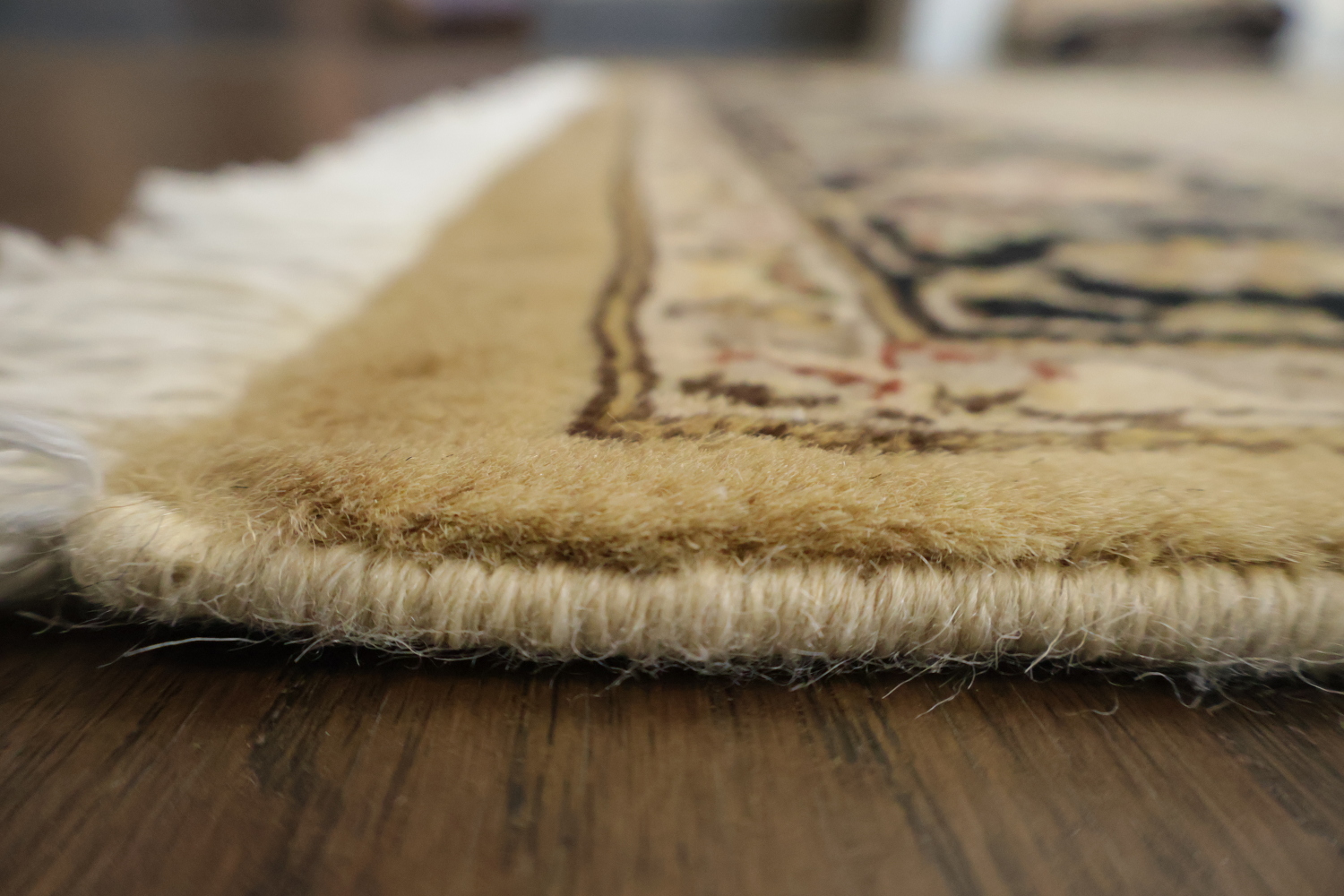 Vegetable Dye Geometric Tabriz Mahi Oriental Area Rug 4x6
