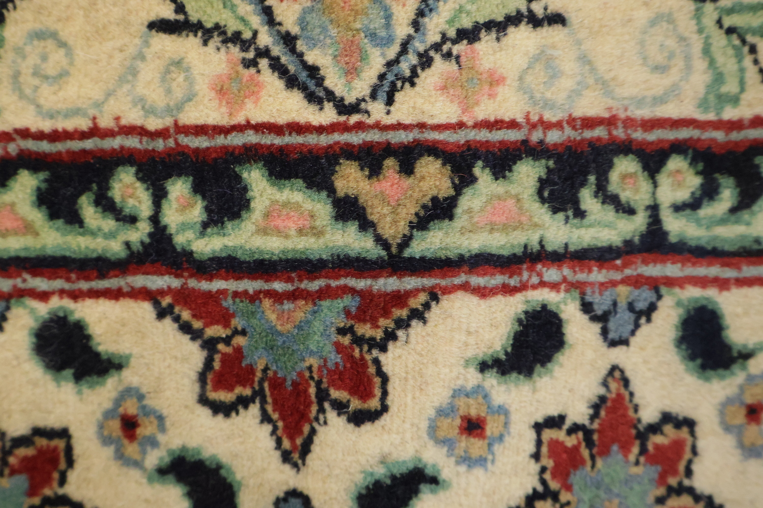 Vegetable Dye Geometric Tabriz Oriental Wool Rug 4x6