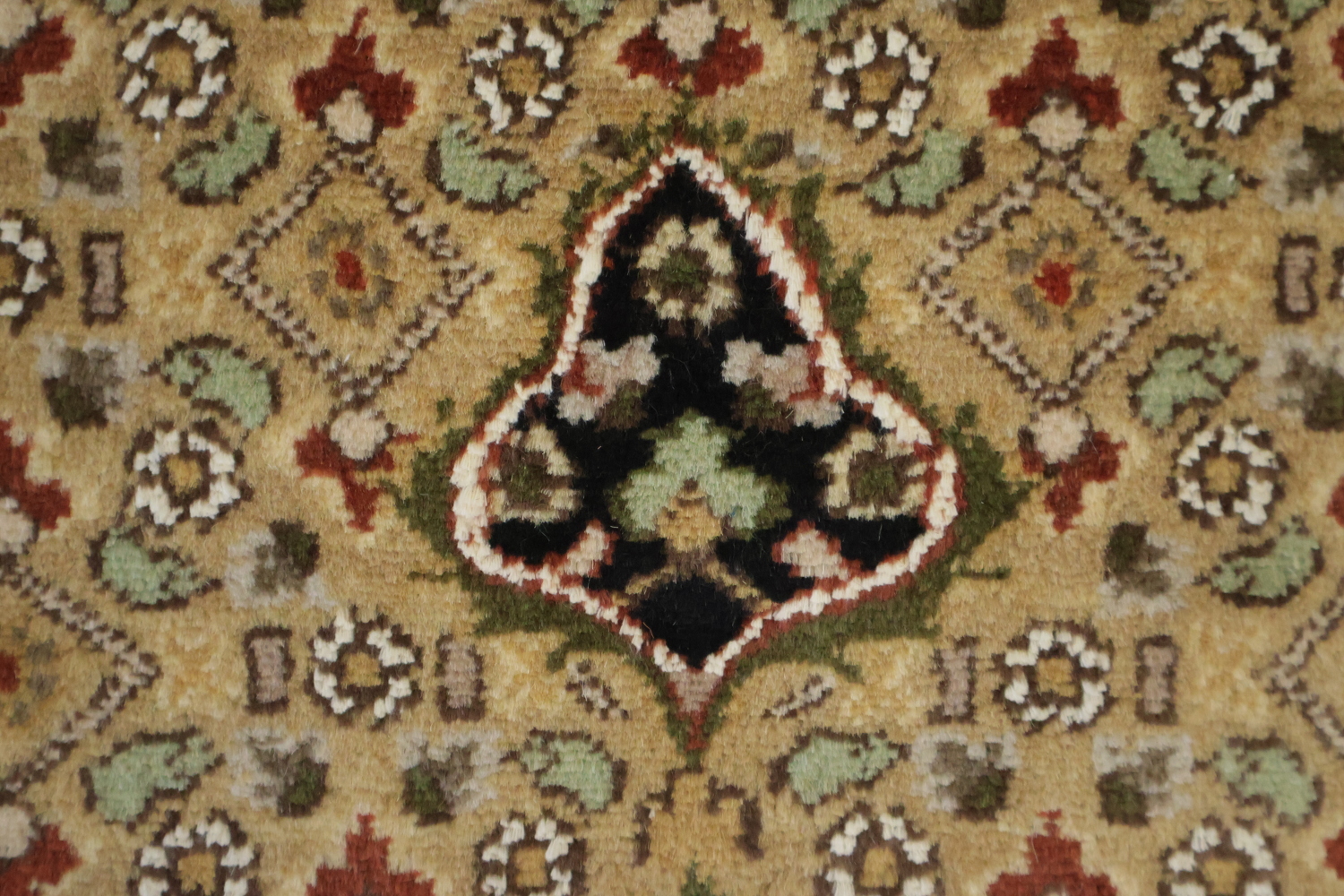 Vegetable Dye Geometric Tabriz Mahi Oriental Wool Rug 4x6