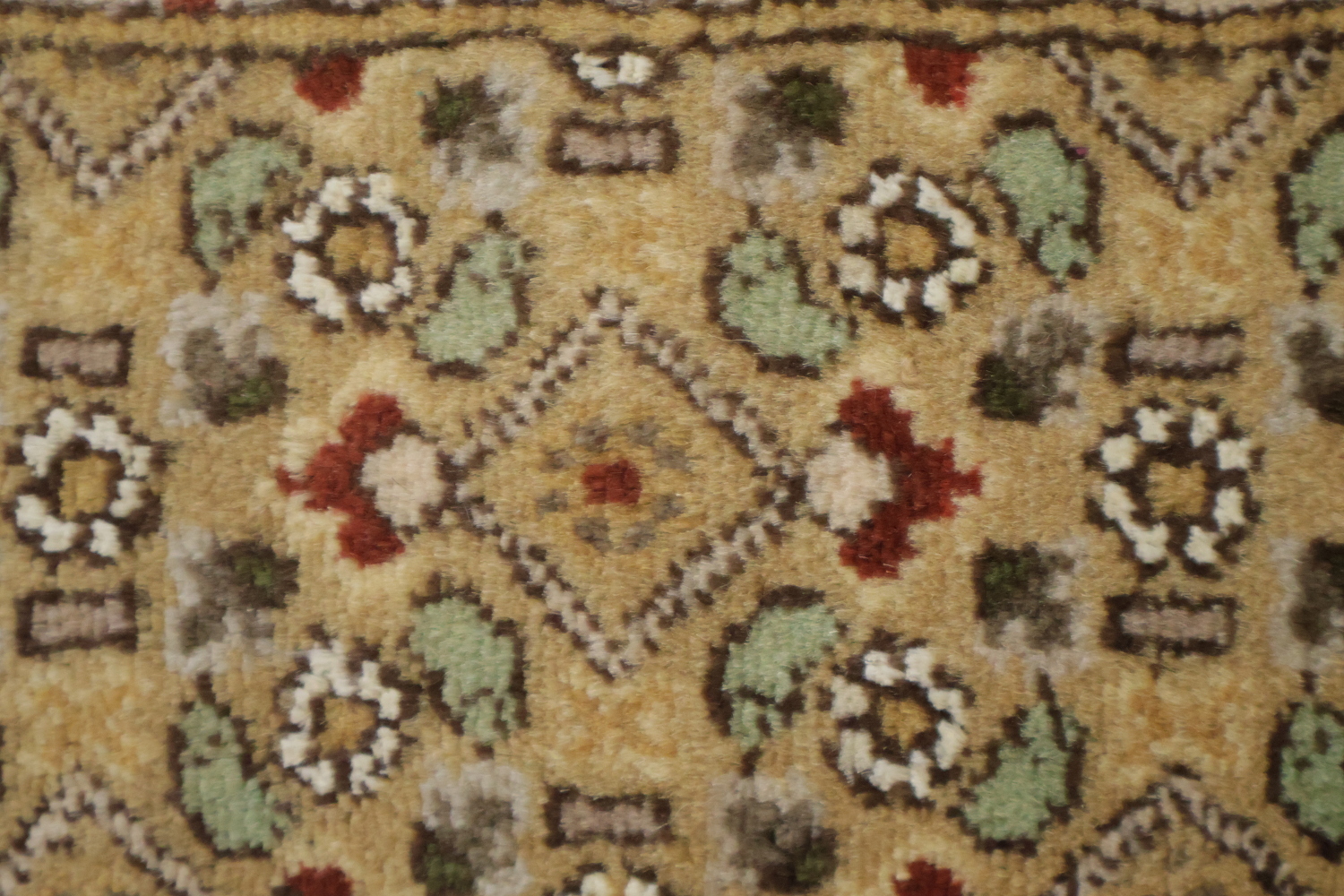 Vegetable Dye Geometric Tabriz Mahi Oriental Wool Rug 4x6