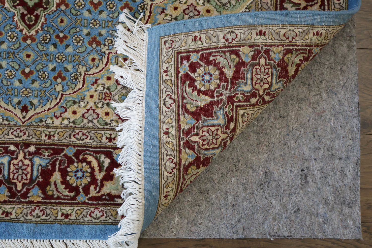 Vegetable Dye Tabriz Mahi Oriental Area Rug 4x6