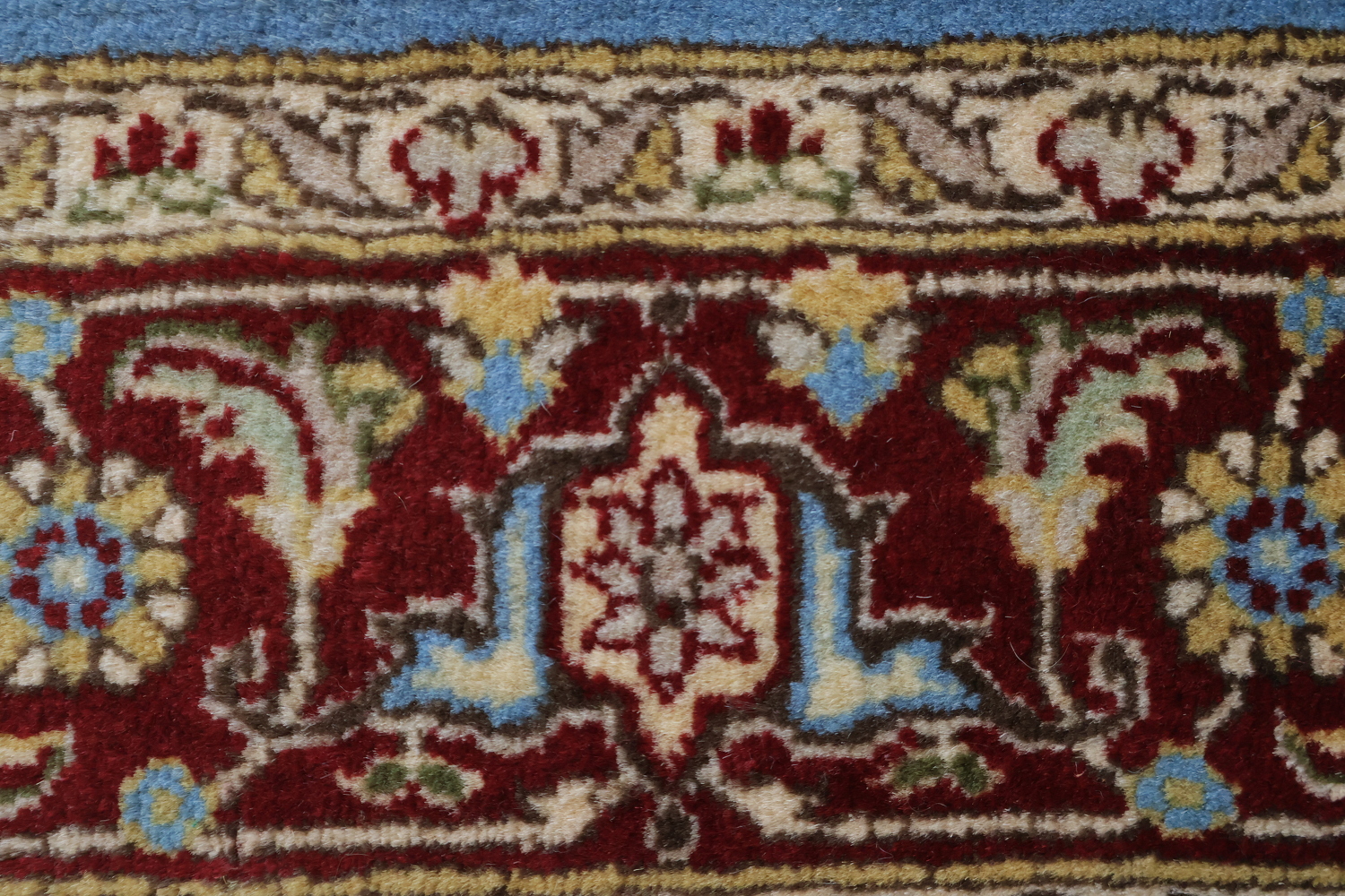 Vegetable Dye Tabriz Mahi Oriental Area Rug 4x6