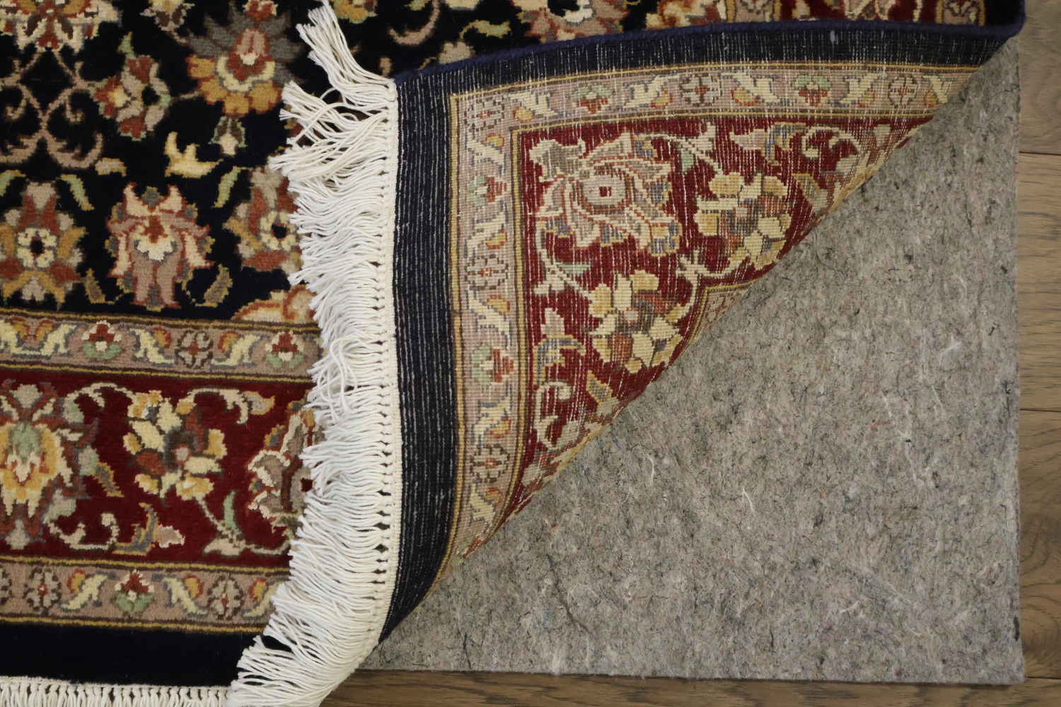 Vegetable Dye Floral Tabriz Oriental Area Rug 4x6