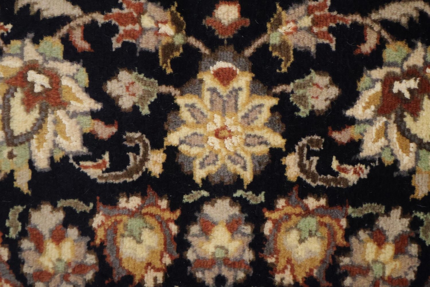 Vegetable Dye Floral Tabriz Oriental Area Rug 4x6