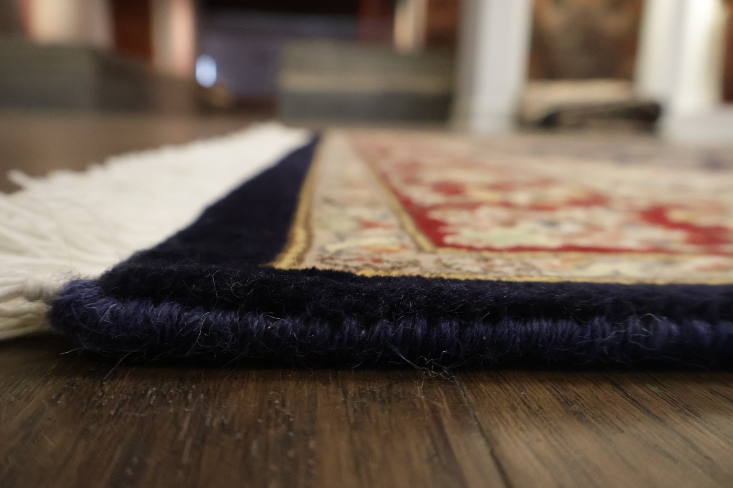 Vegetable Dye Floral Tabriz Oriental Area Rug 4x6