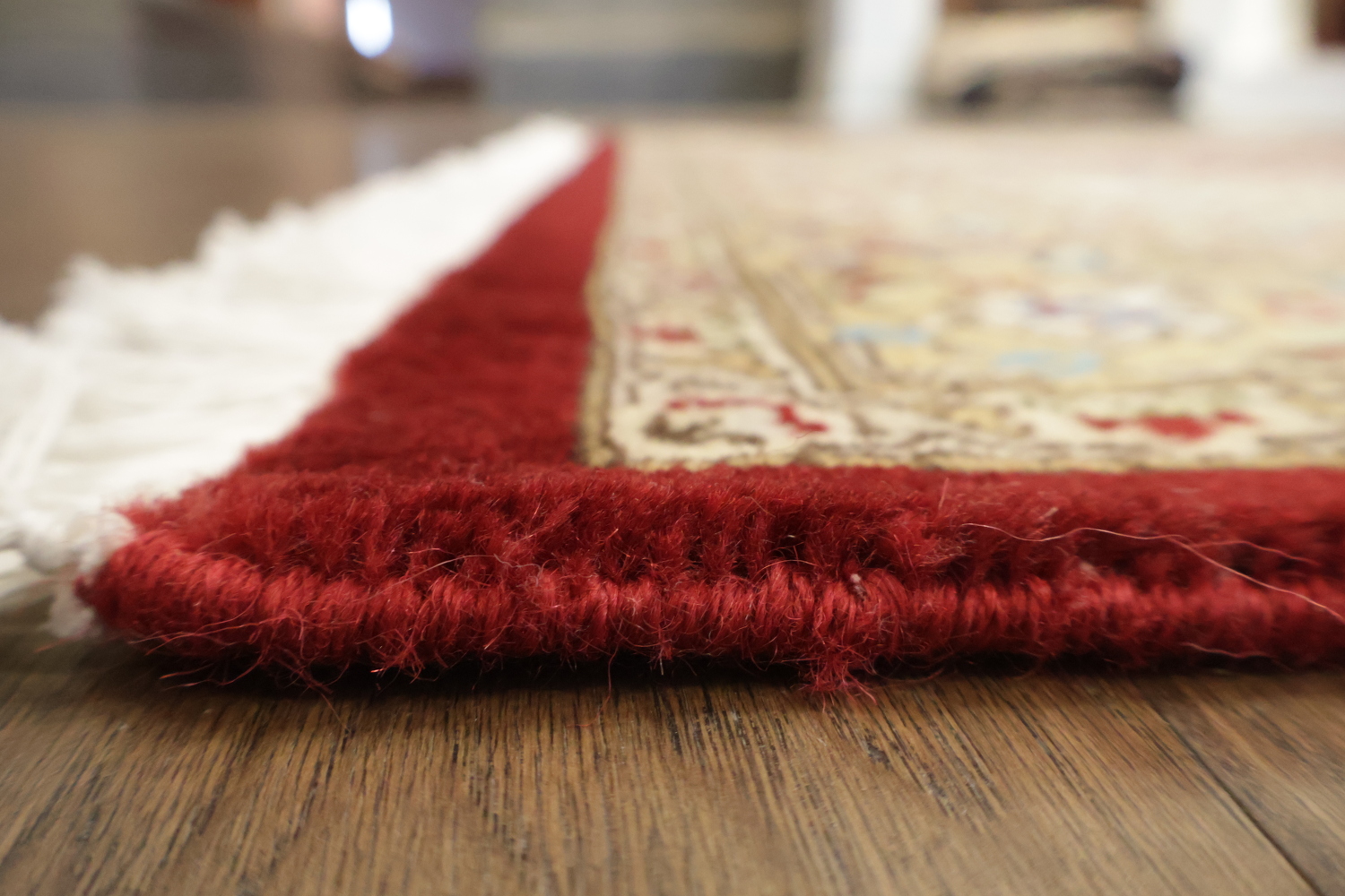 Vegetable Dye Tabriz Mahi Oriental Wool Area Rug 4x6