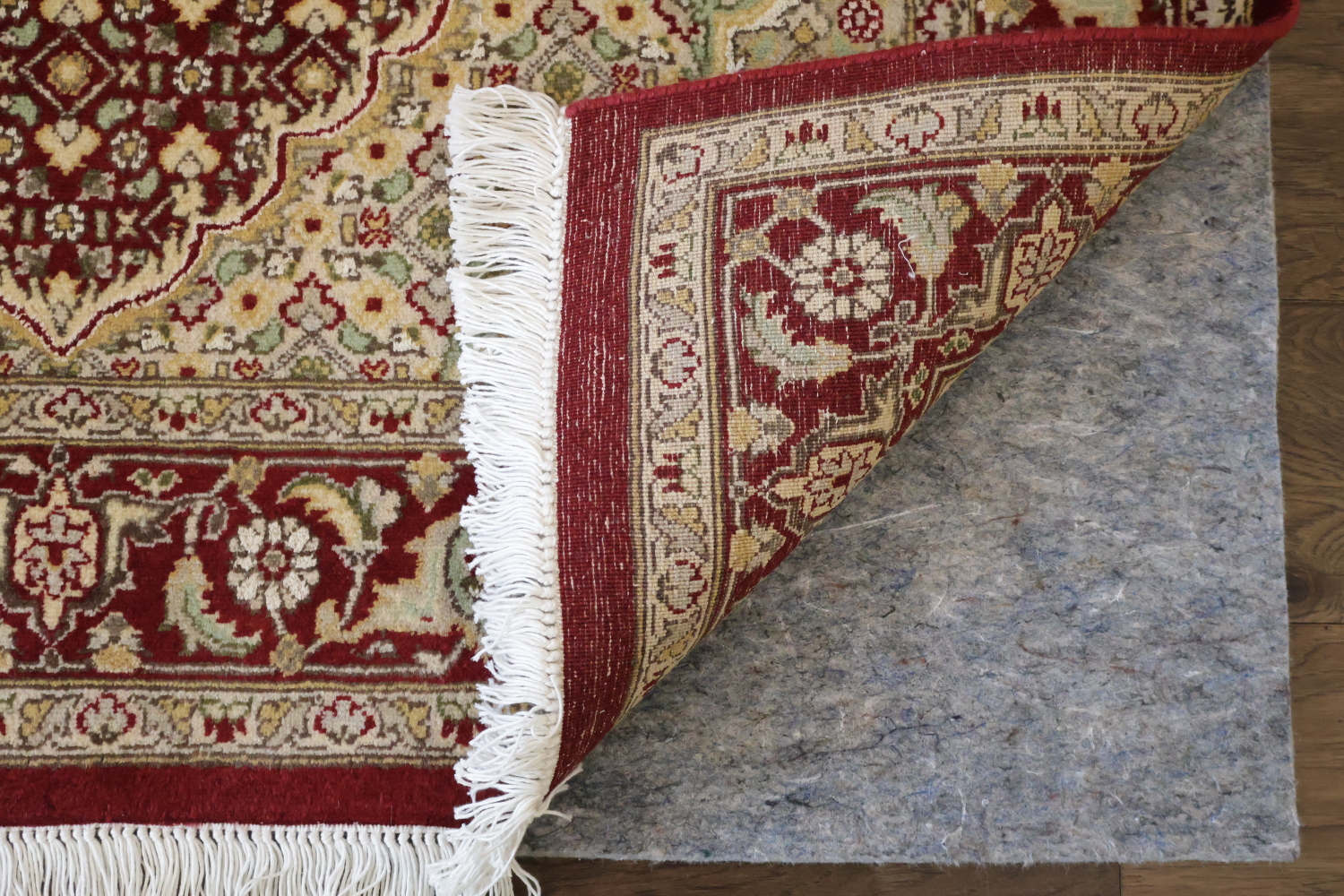Vegetable Dye Tabriz Mahi Oriental Area Rug 4x6