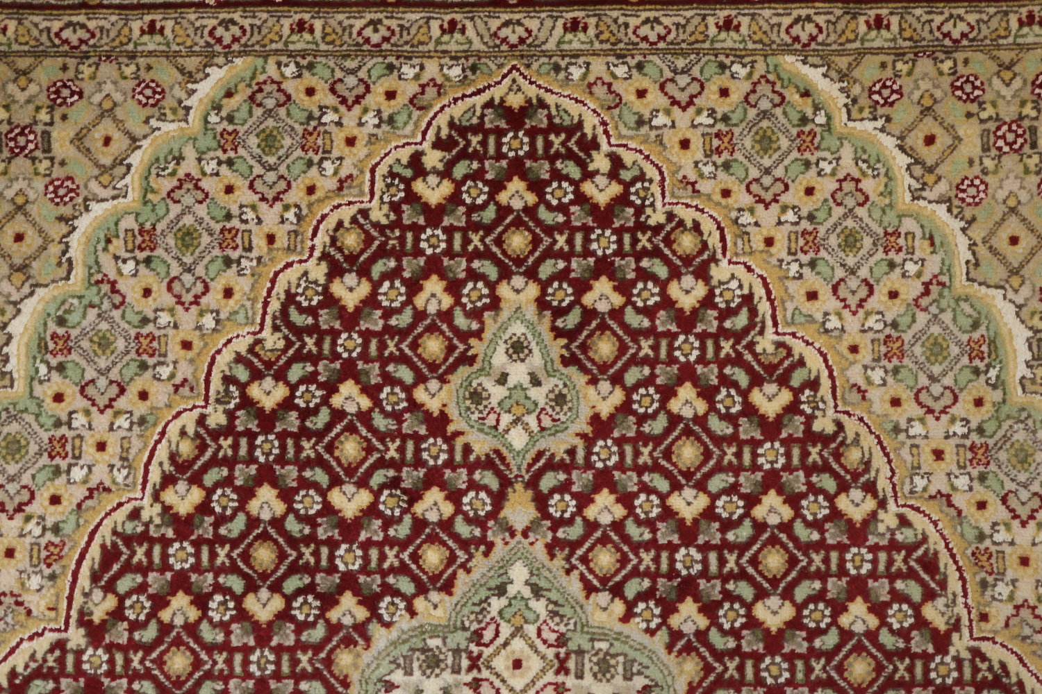 Vegetable Dye Tabriz Mahi Oriental Area Rug 4x6