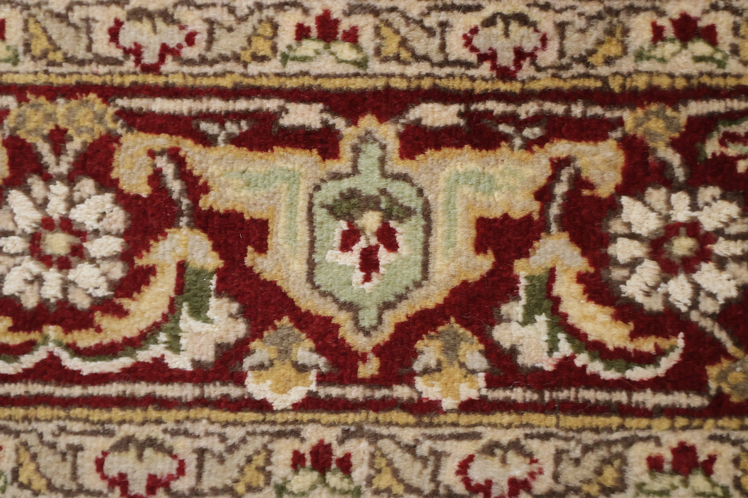 Vegetable Dye Tabriz Mahi Oriental Area Rug 4x6