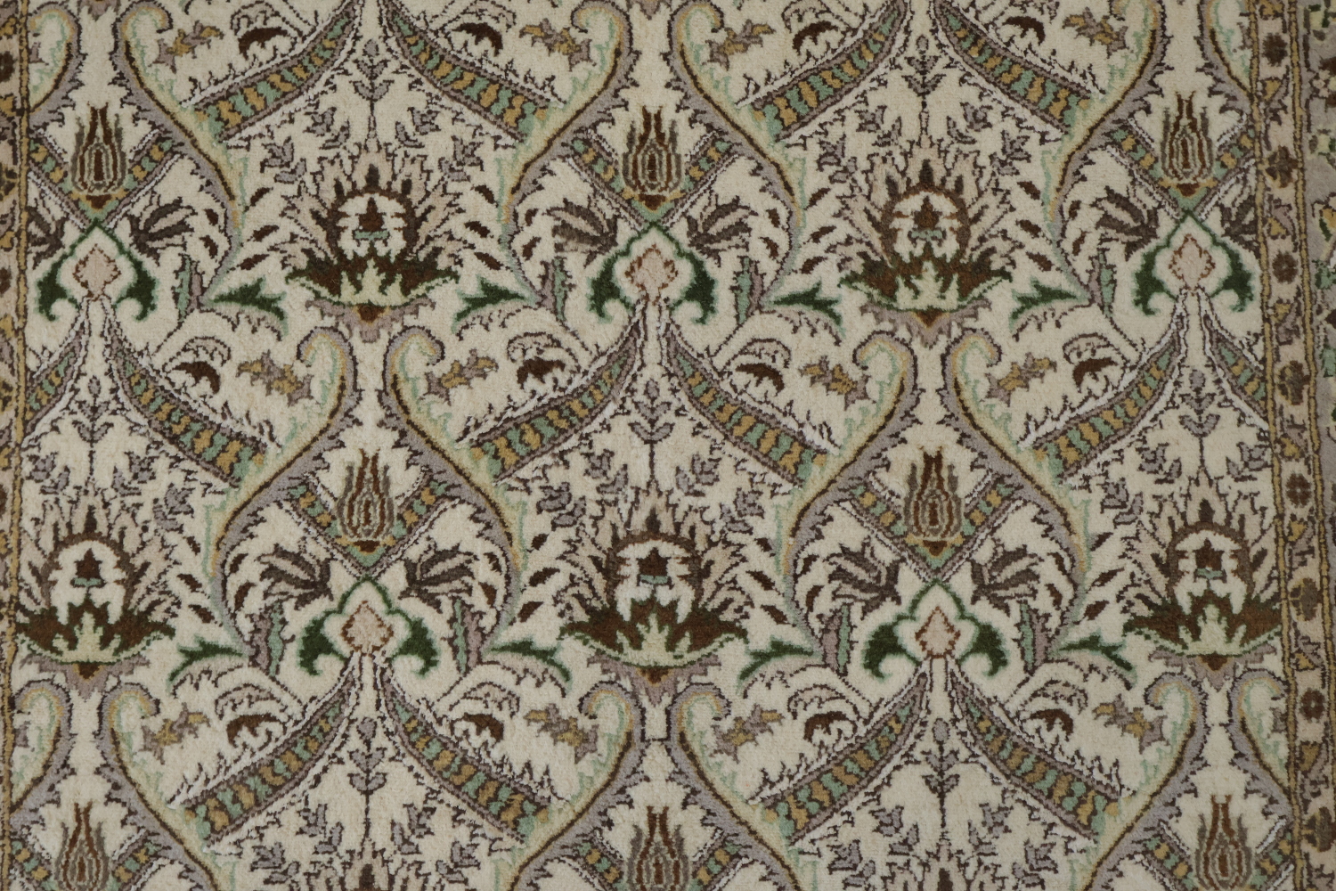 Vegetable Dye Floral Tabriz Oriental Area Rug 4x6