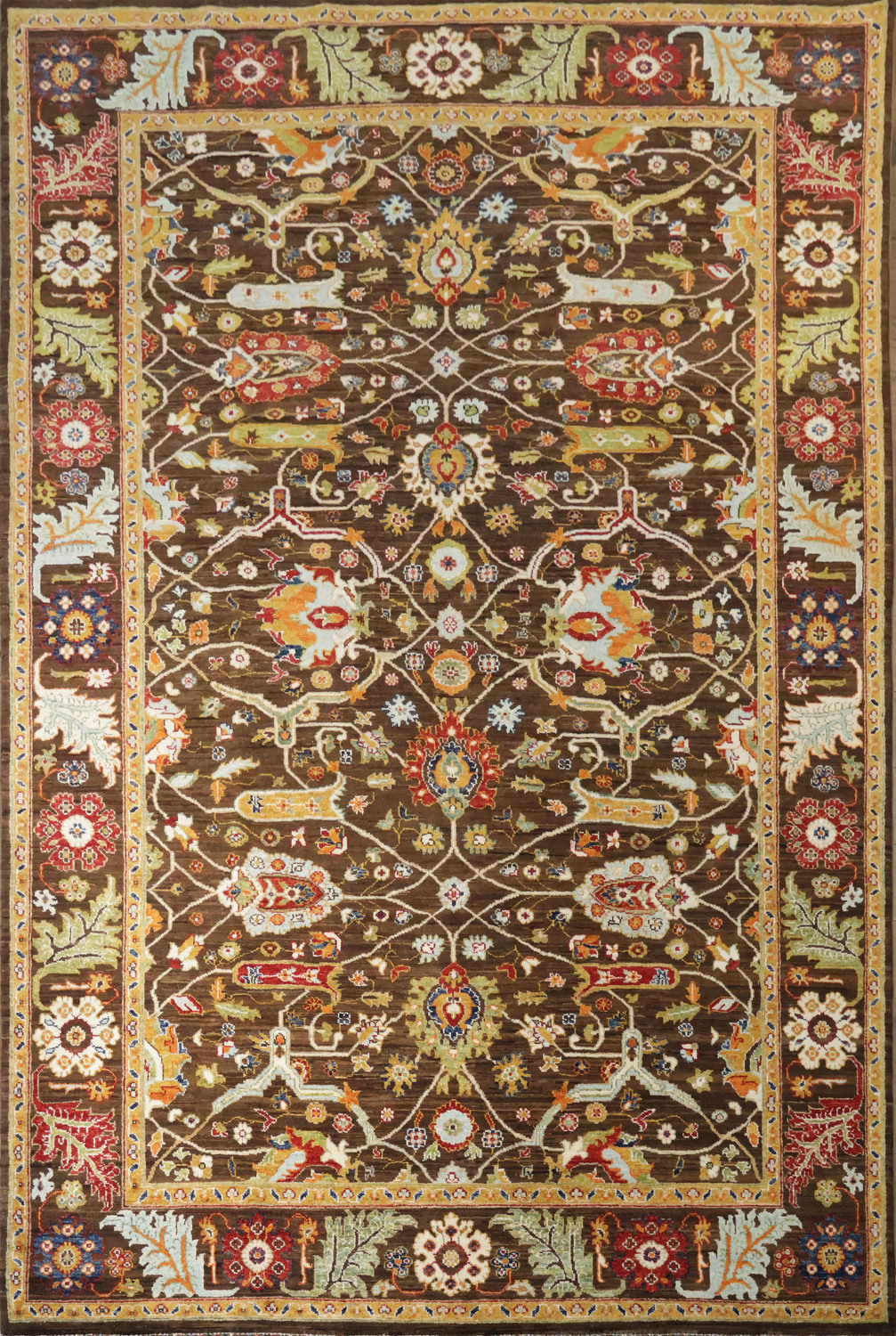 100% Vegetable Dye Ziegler Oriental Area Rug 6x10