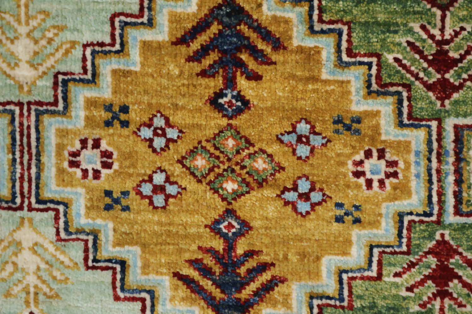 Geometric Kazak Persian Area Rug 7x10