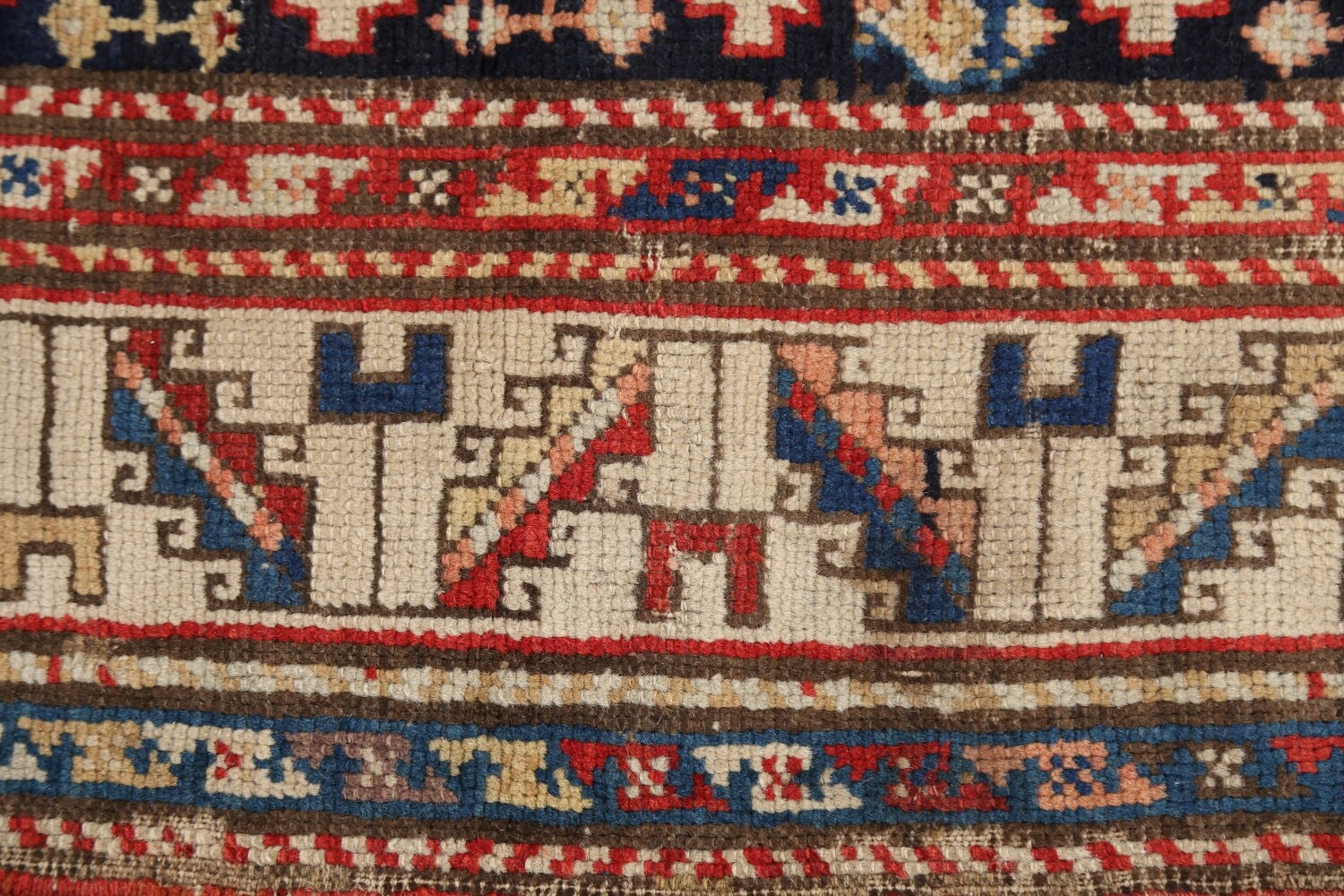 Pre-1900 Antique Vegetable Dye Oriental Area Rug 3x6