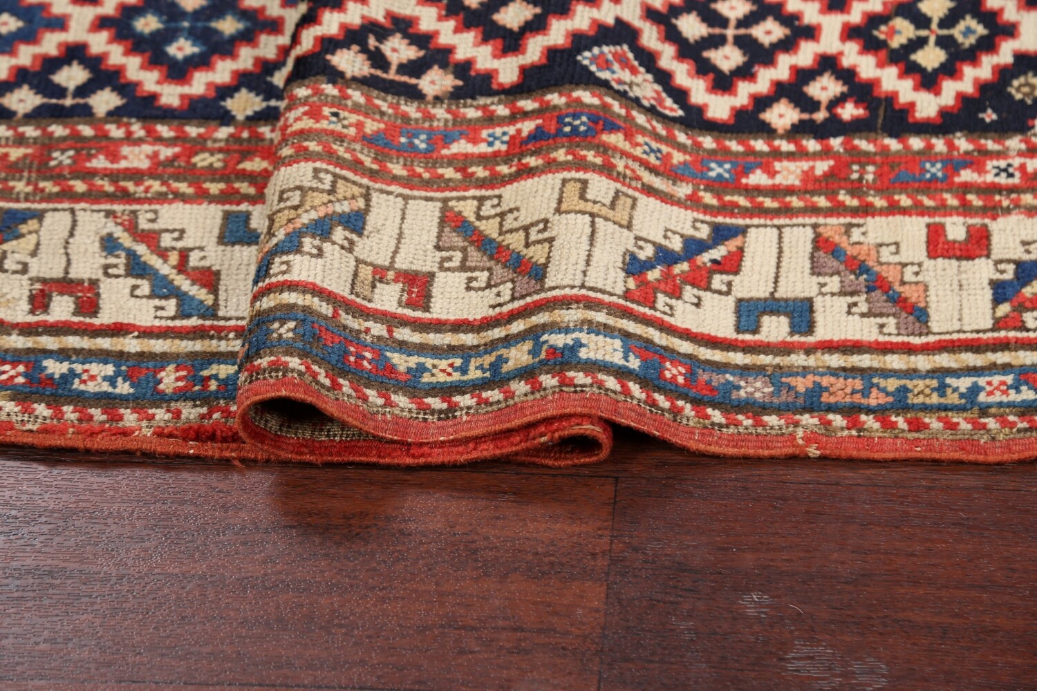 Pre-1900 Antique Vegetable Dye Oriental Area Rug 3x6