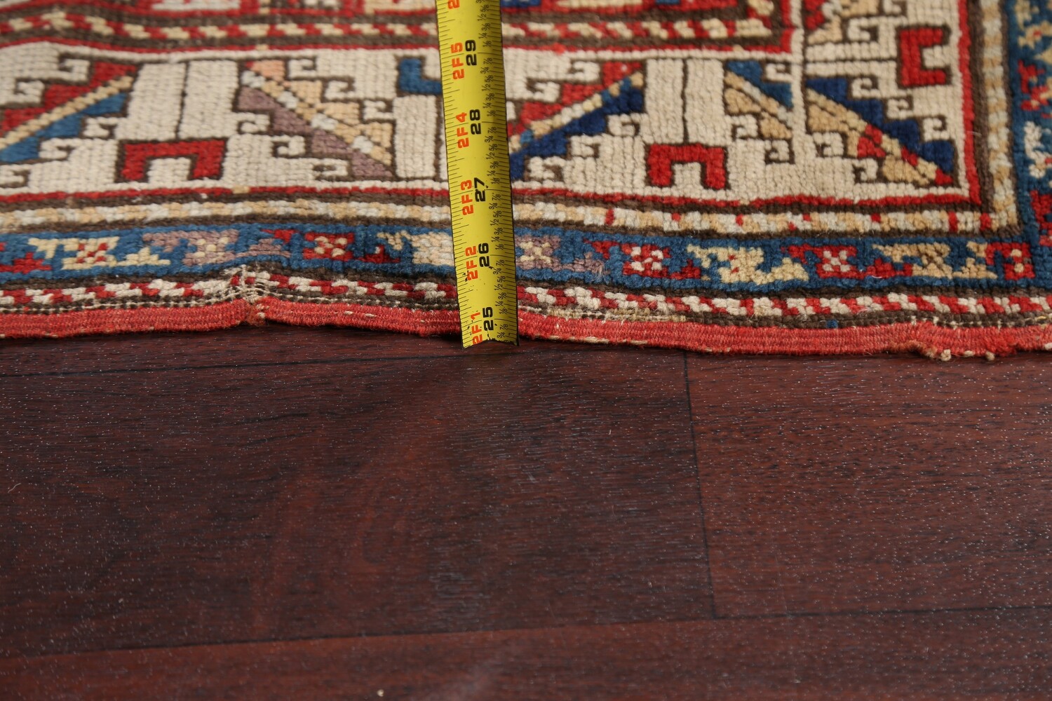 Pre-1900 Antique Vegetable Dye Oriental Area Rug 3x6
