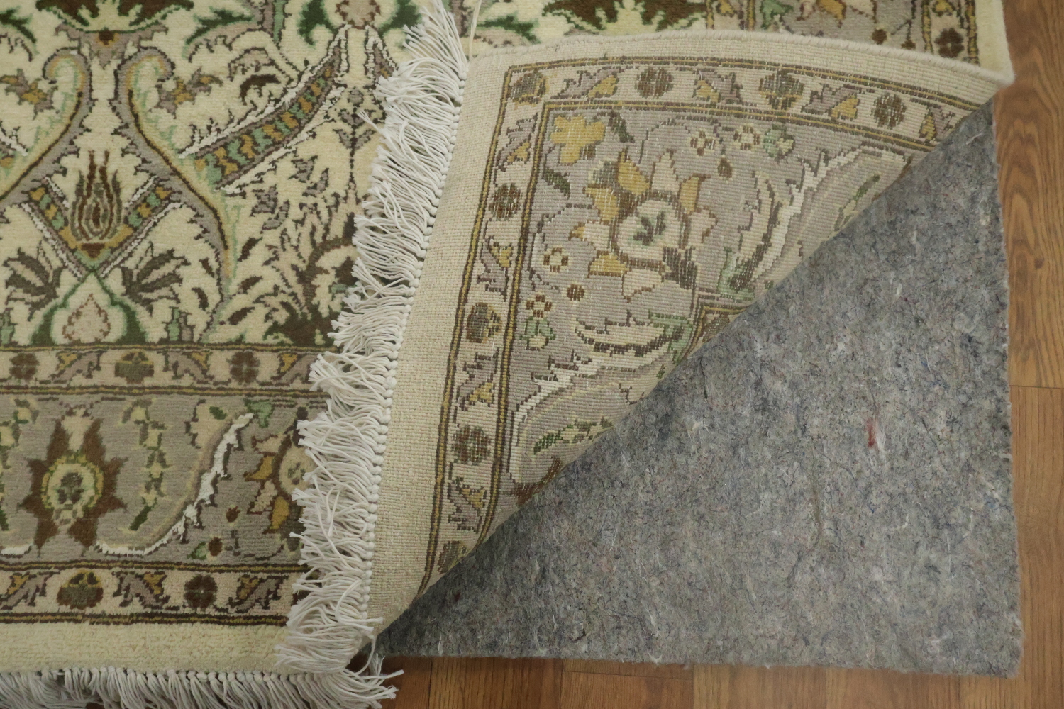 100% Vegetable Dye Floral Tabriz Oriental Area Rug 4x6